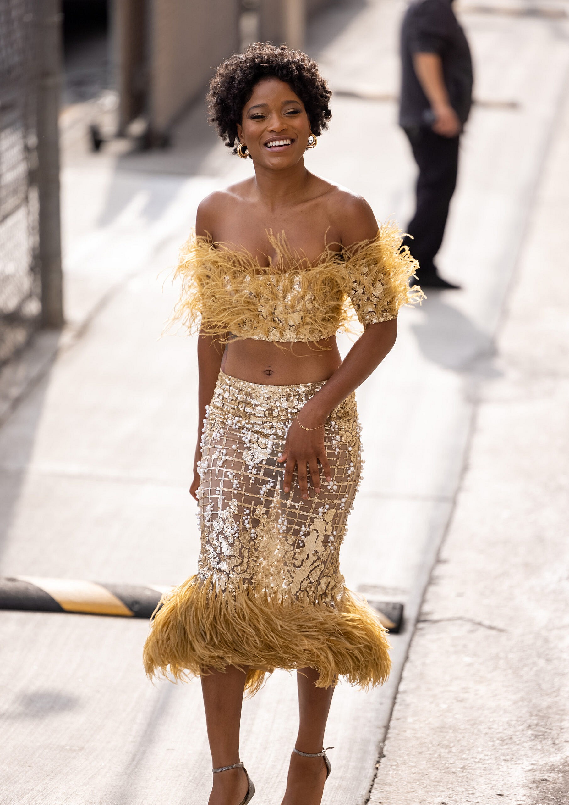 Keke Palmer at Kimmel