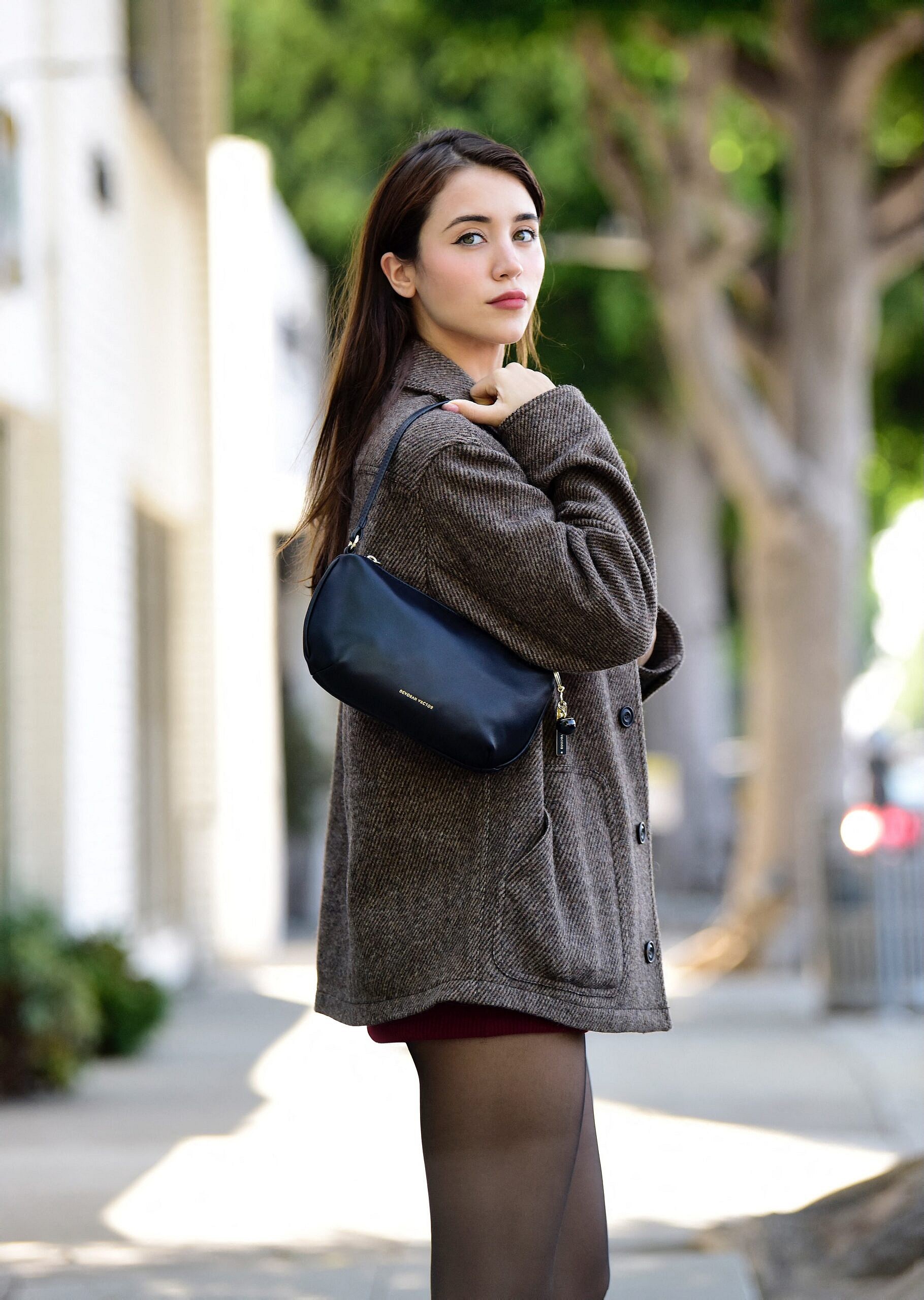 Caylee Cowan Stuns in Sleek Ensemble While Leaving a Los Angeles Nail Salon