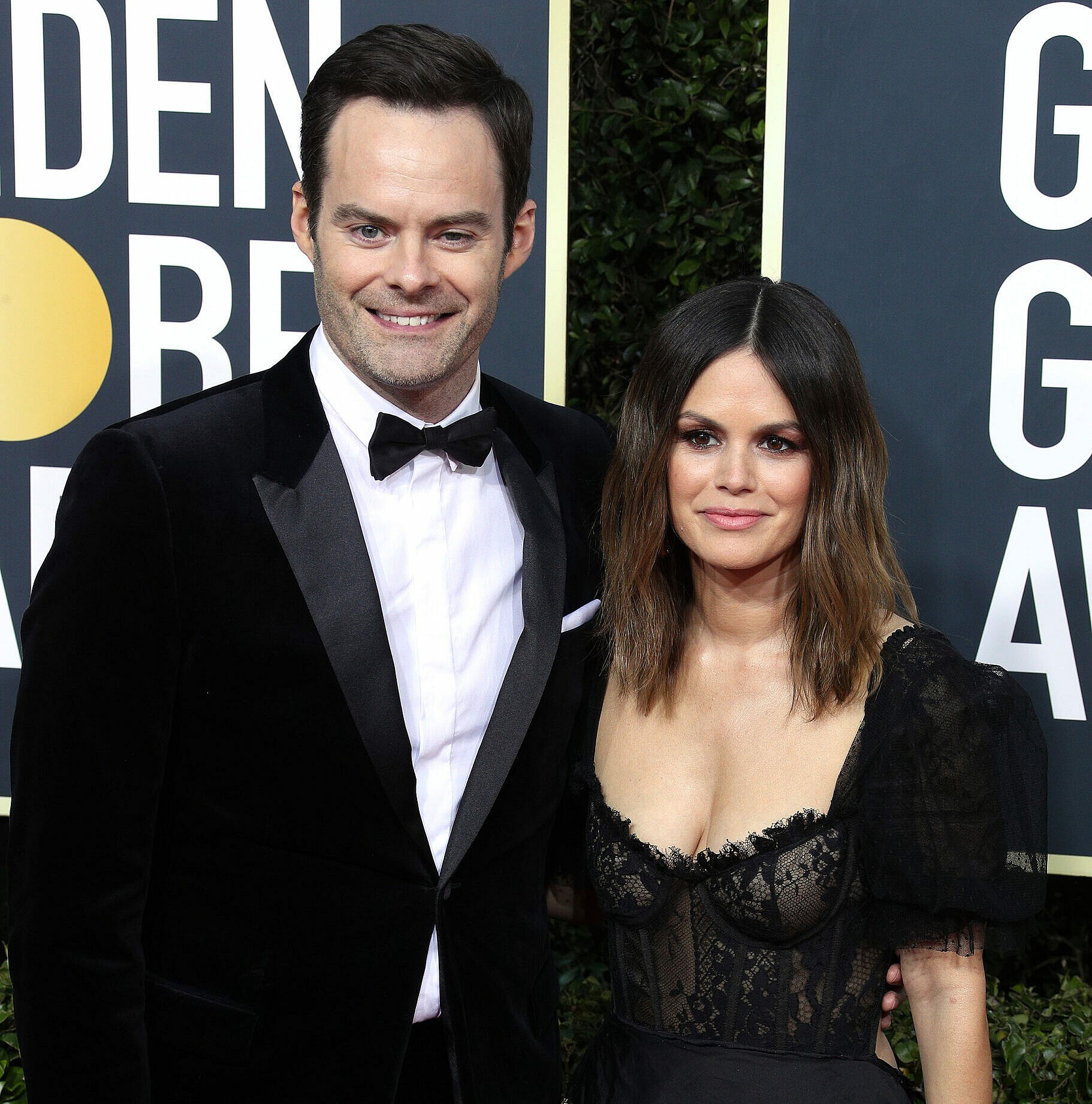 77th Annual Golden Globe Awards - Arrivals. 05 Jan 2020 Pictured: Rachel Bilson, Bill Hader.