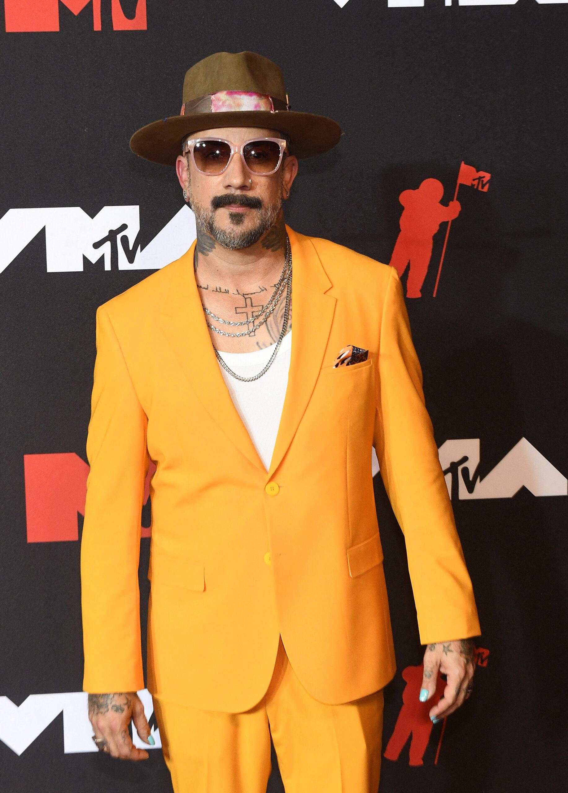 AJ McLean at 2021 MTV Video Music Awards