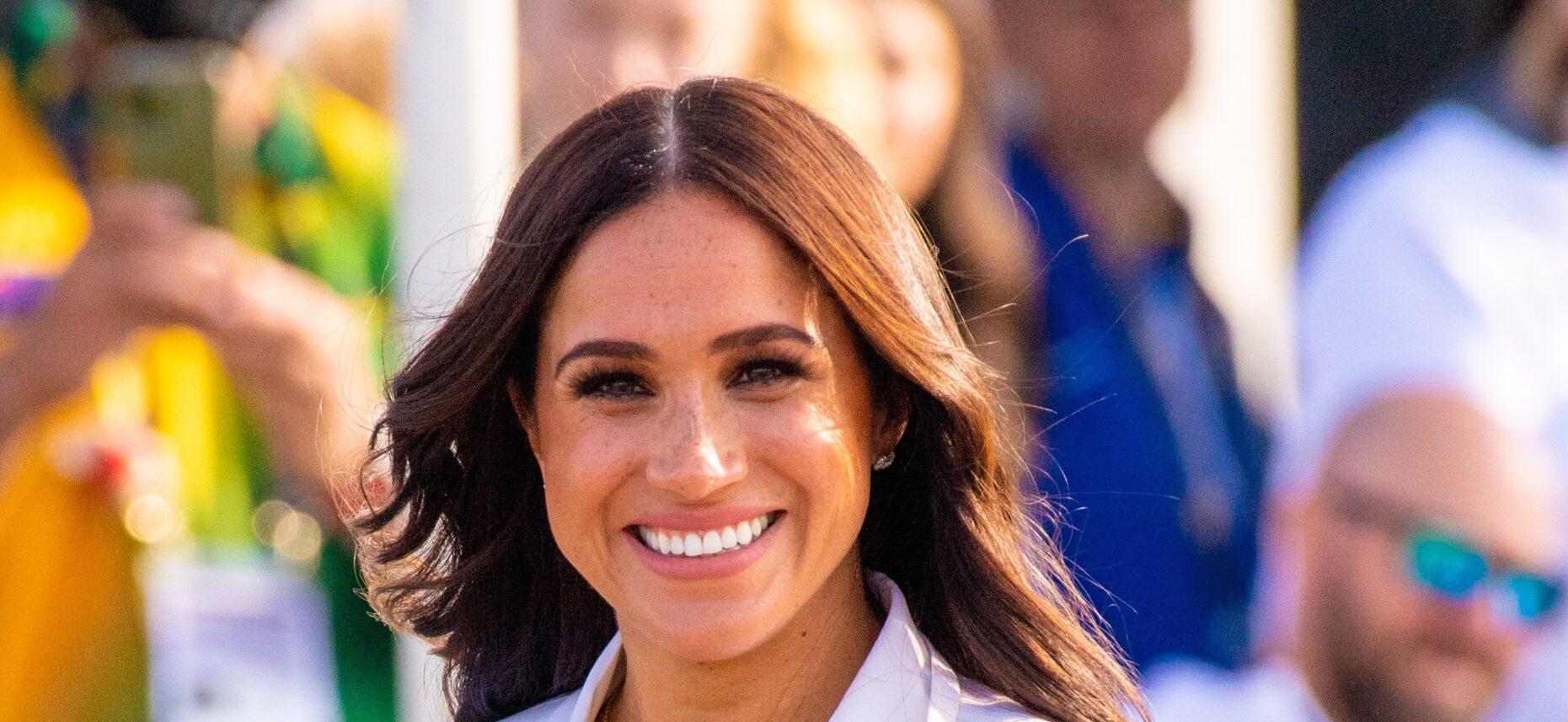 Prince Harry, Duke of Sussex and Meghan Markle, Duchess of Sussex at the 5th edition of the Invictus Games at Zuiderpark in The Hague. 17 Apr 2022 Pictured: Meghan Markle, Duchess of Sussex at the Yellow Carpet during the Invictus Games at Zuiderpark in The Hague.