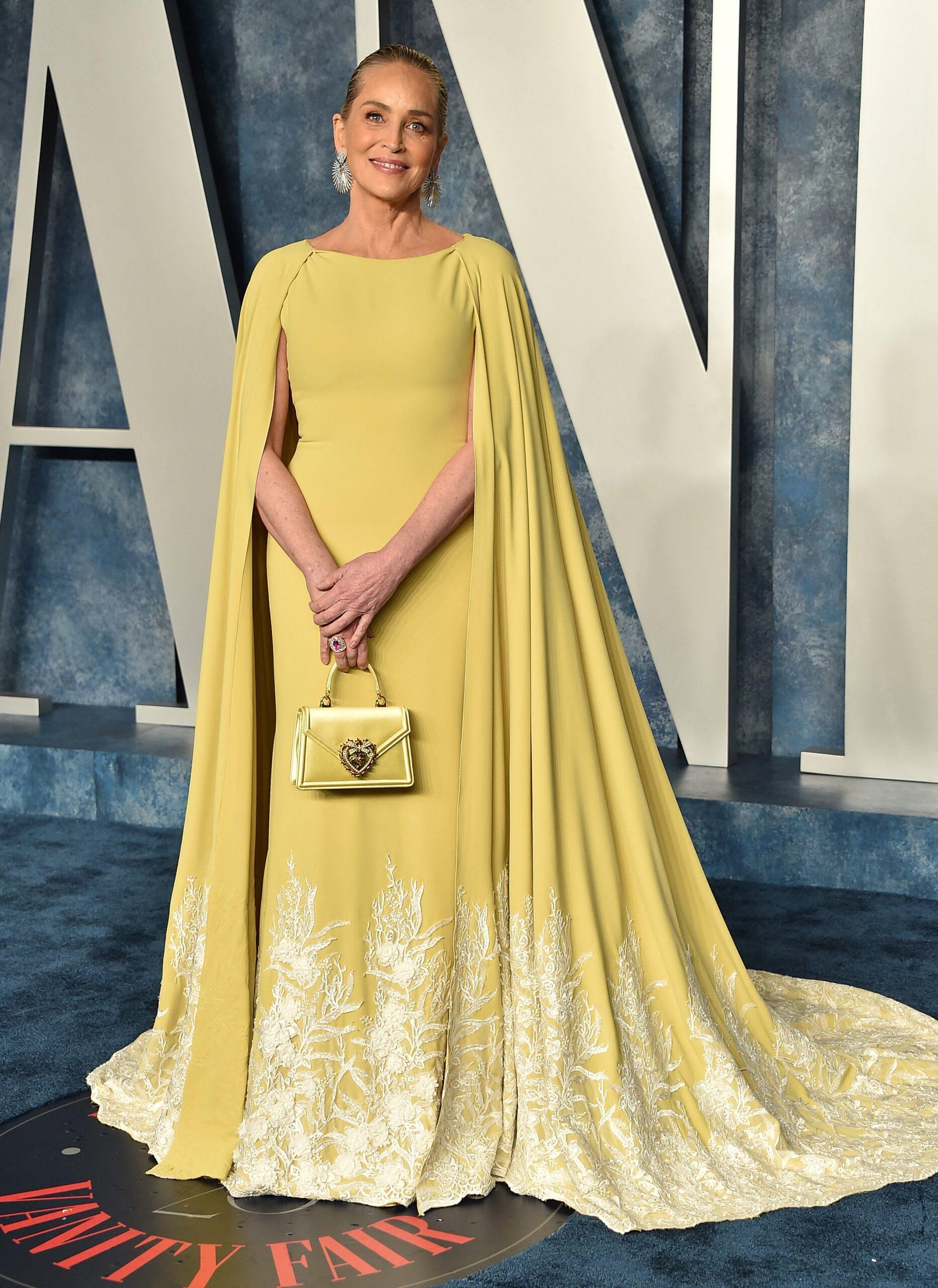 Sharon Stone at Vanity Fair Oscar Party