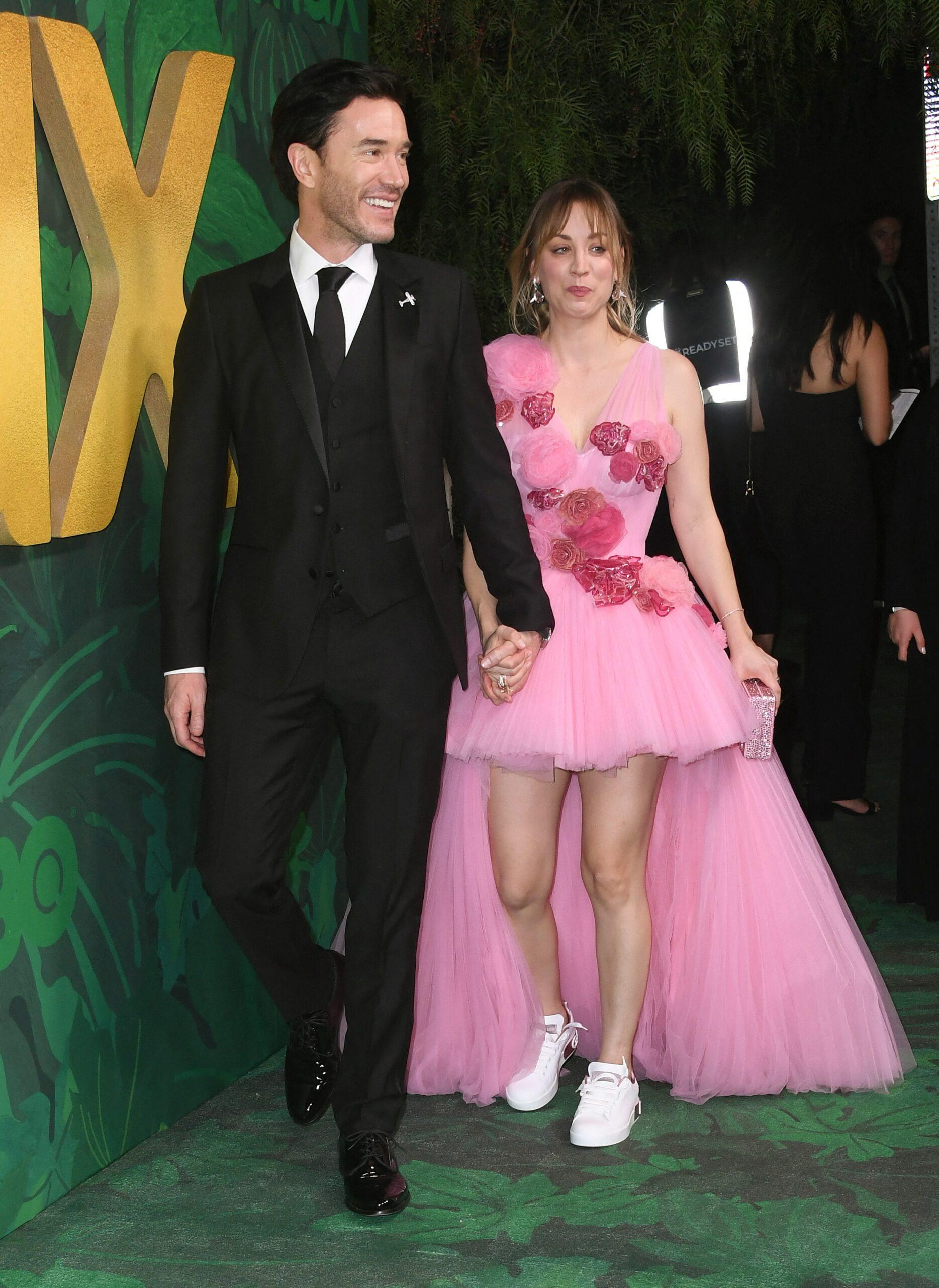 Kaley Cuoco & Tom Pelphrey at HBO Emmy's Party 2022