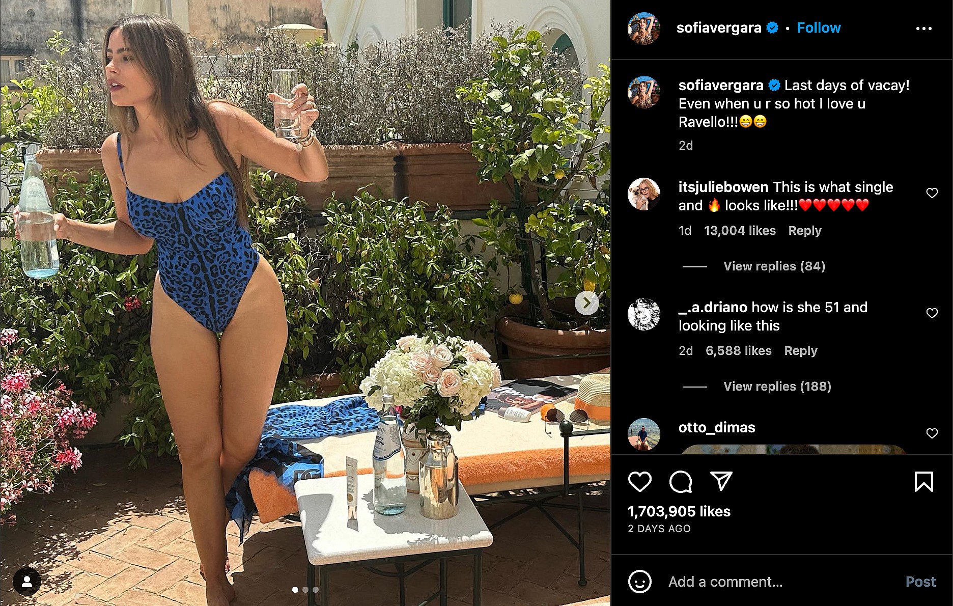 Sofia Vergara gets praises from "Modern Family" co-star Julie Bowen on divorce