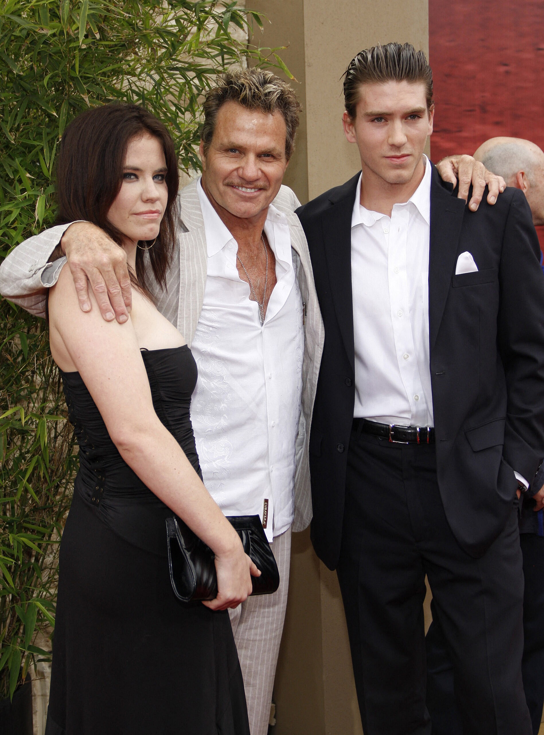 Martin Kove and his kids at Los Angeles Premiere Of 'The Karate Kid'