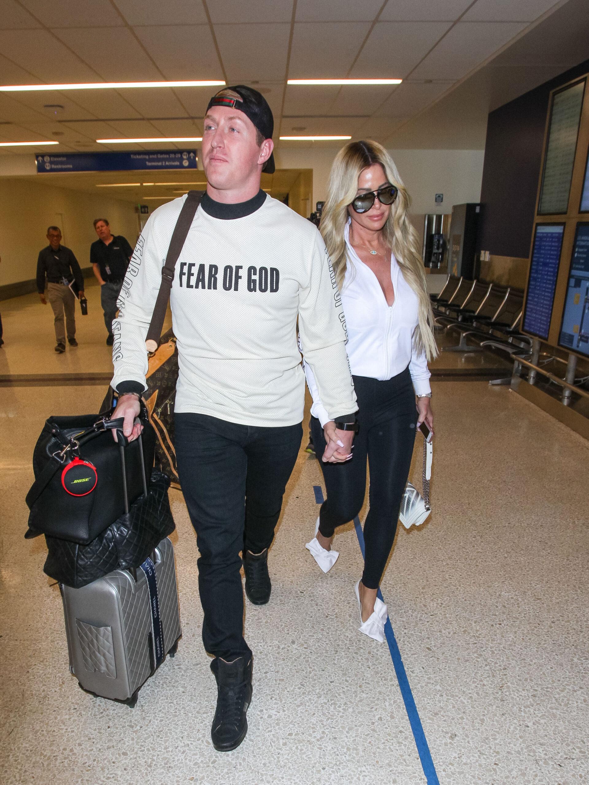 Kim Zolciak at LAX Airport