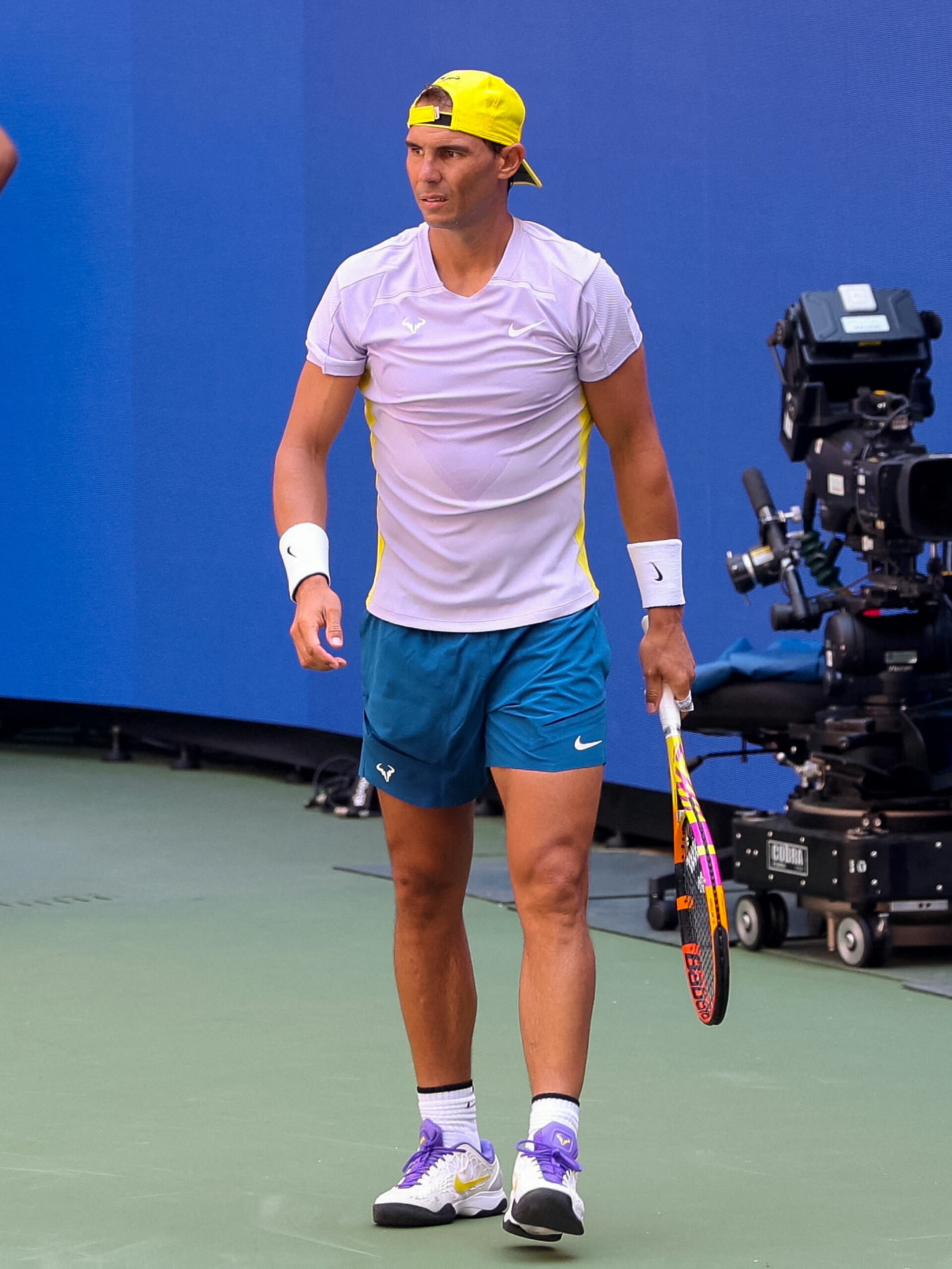 Iga Swiatek during previews for the 2022 US Open tennis at USTA Billie Jean King National Tennis in Queens