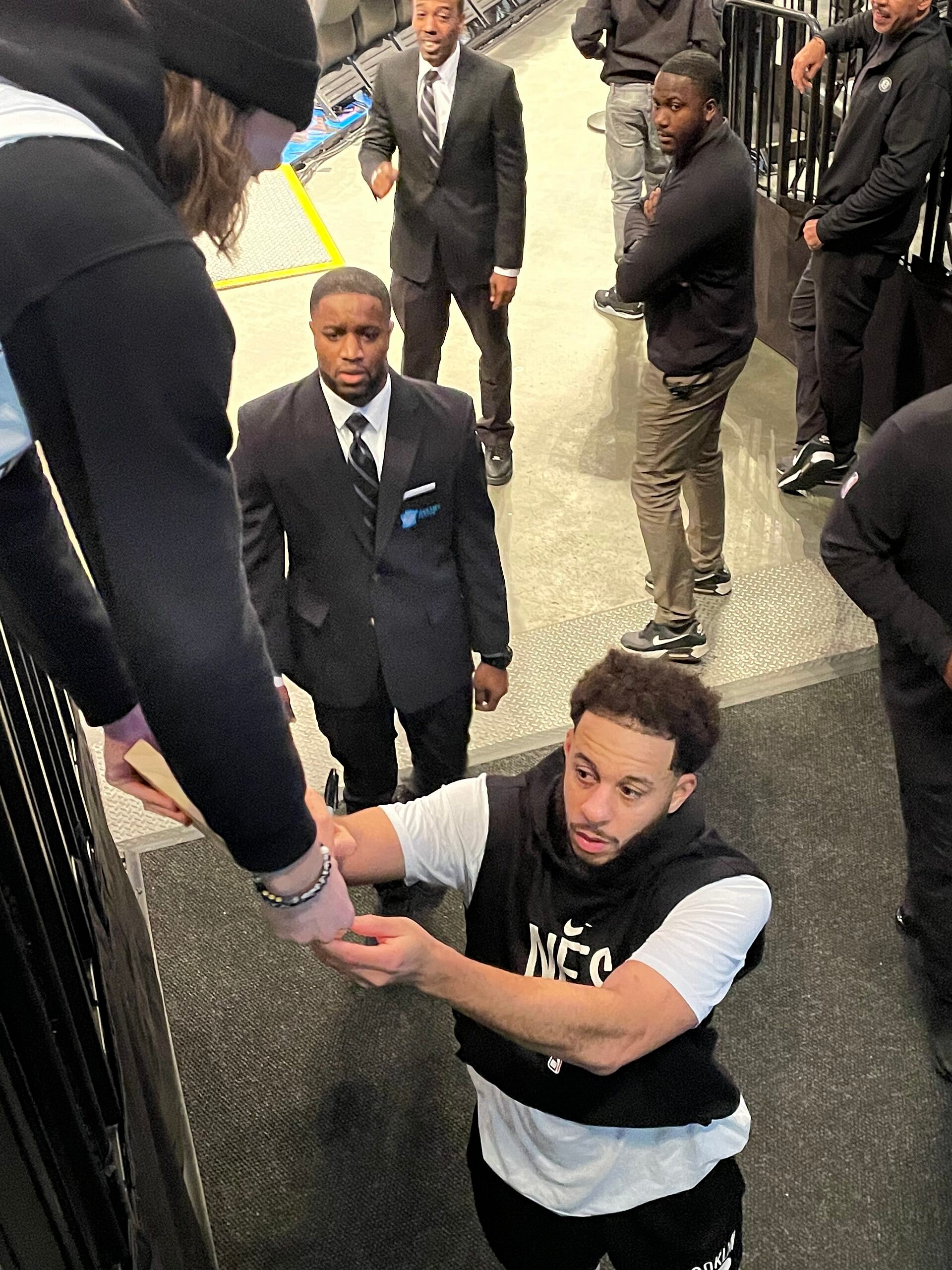 Jesse meeting Seth Curry