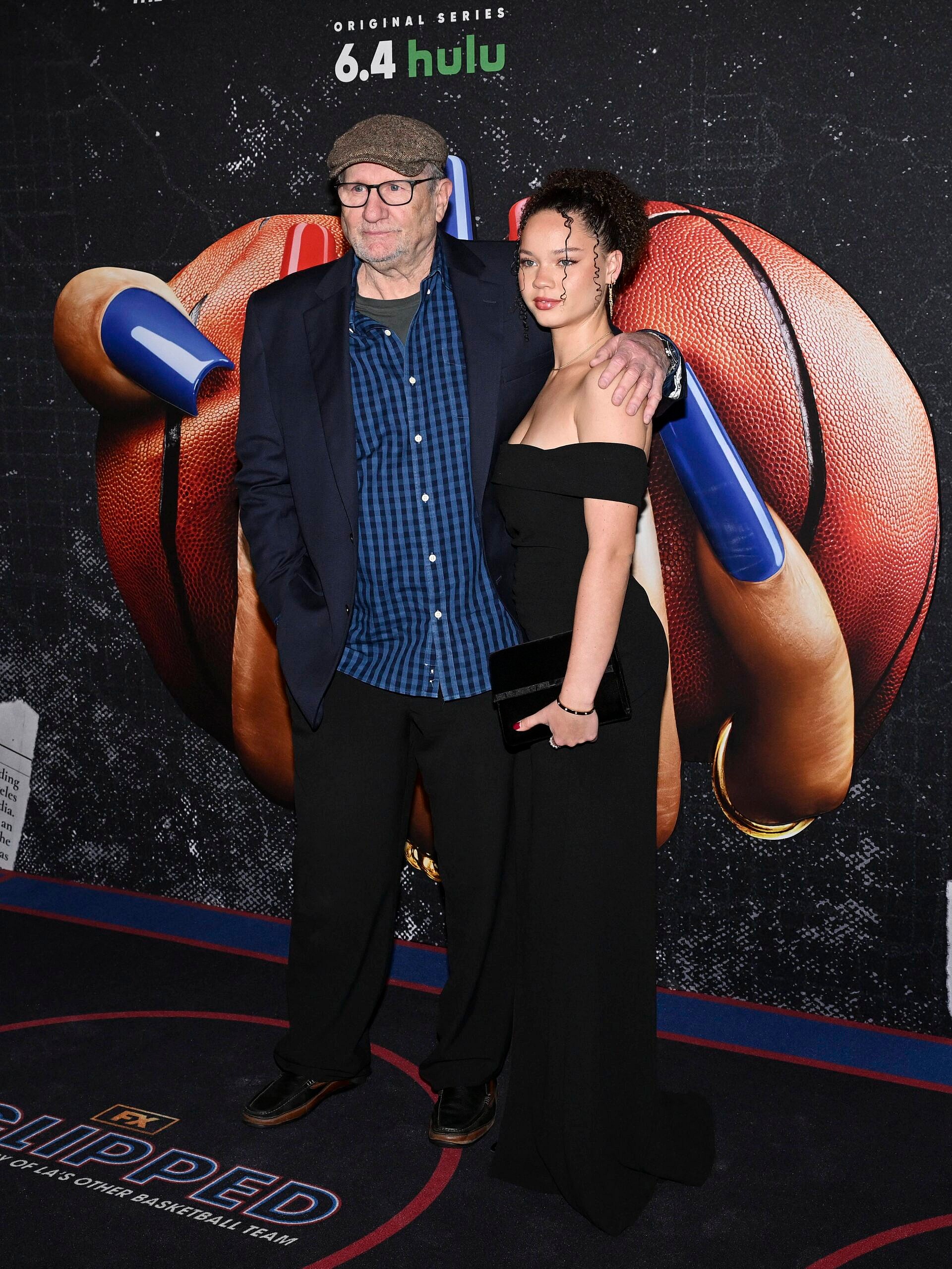 Ed O'Neill and his daughter Claire at FX's Red Carpet Premiere Event Of ''CLIPPED''