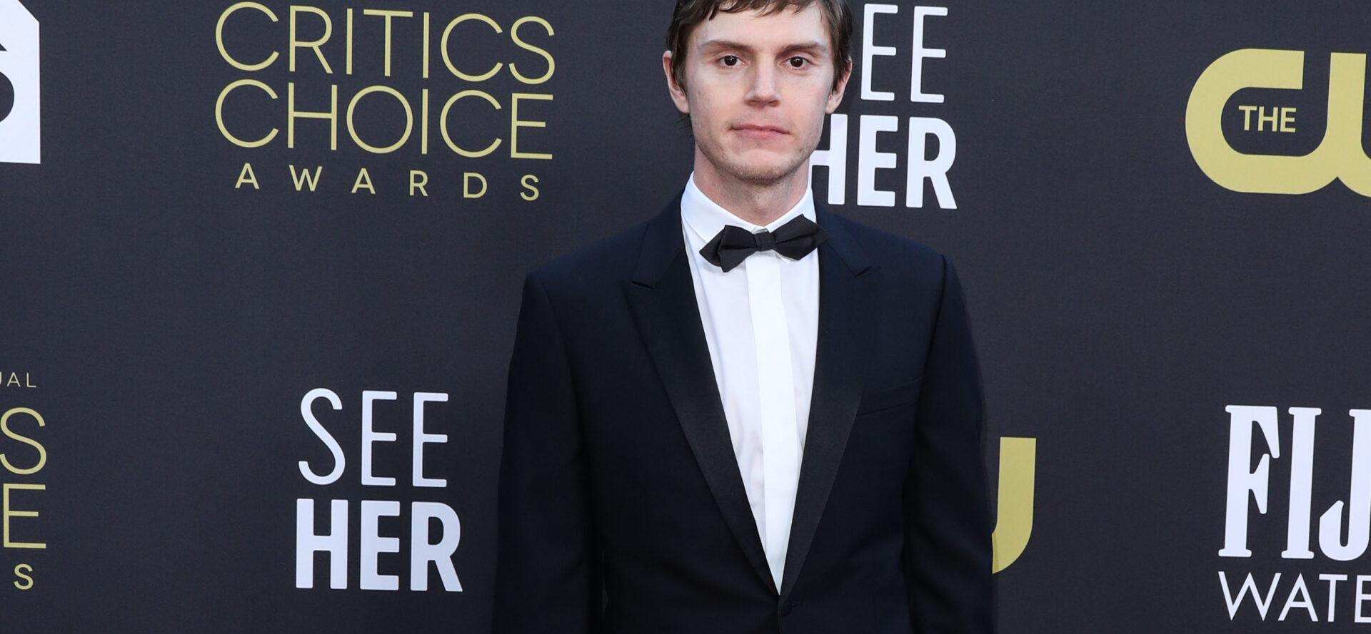 Dahmer Star Evan Peters at 27th Annual Critics' Choice Awards - Arrivals