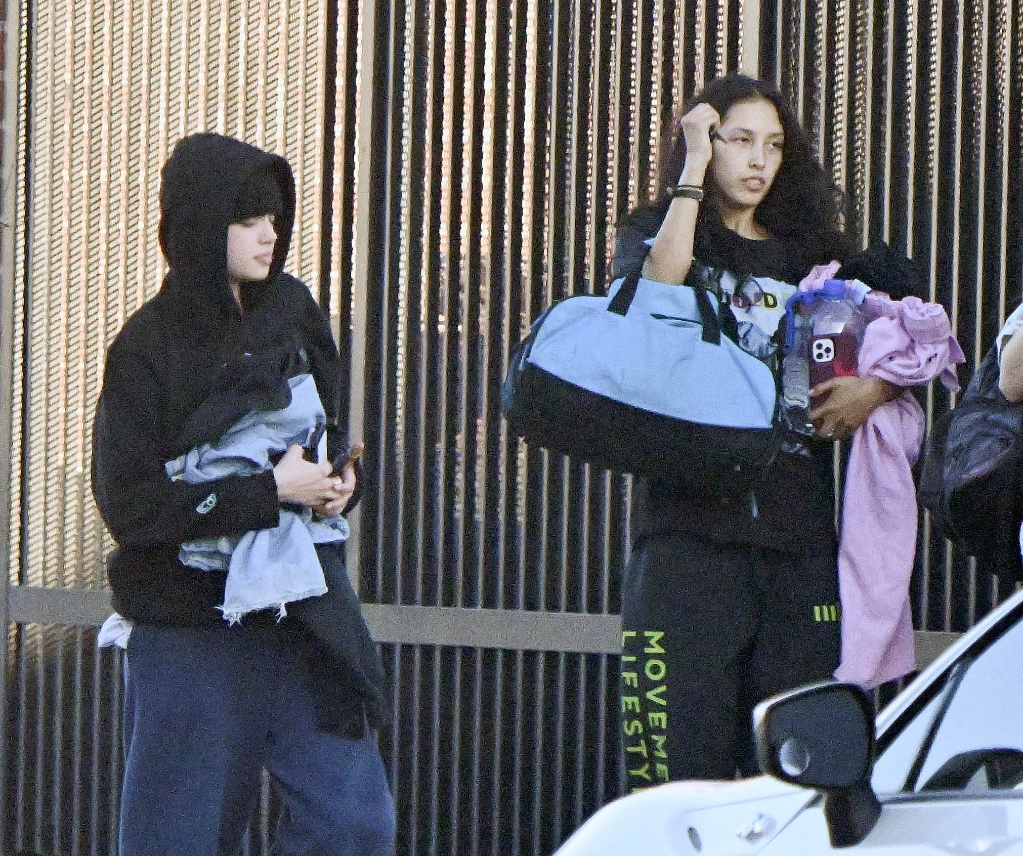 Shiloh Jolie heads to a dance class in Studio City with a friend