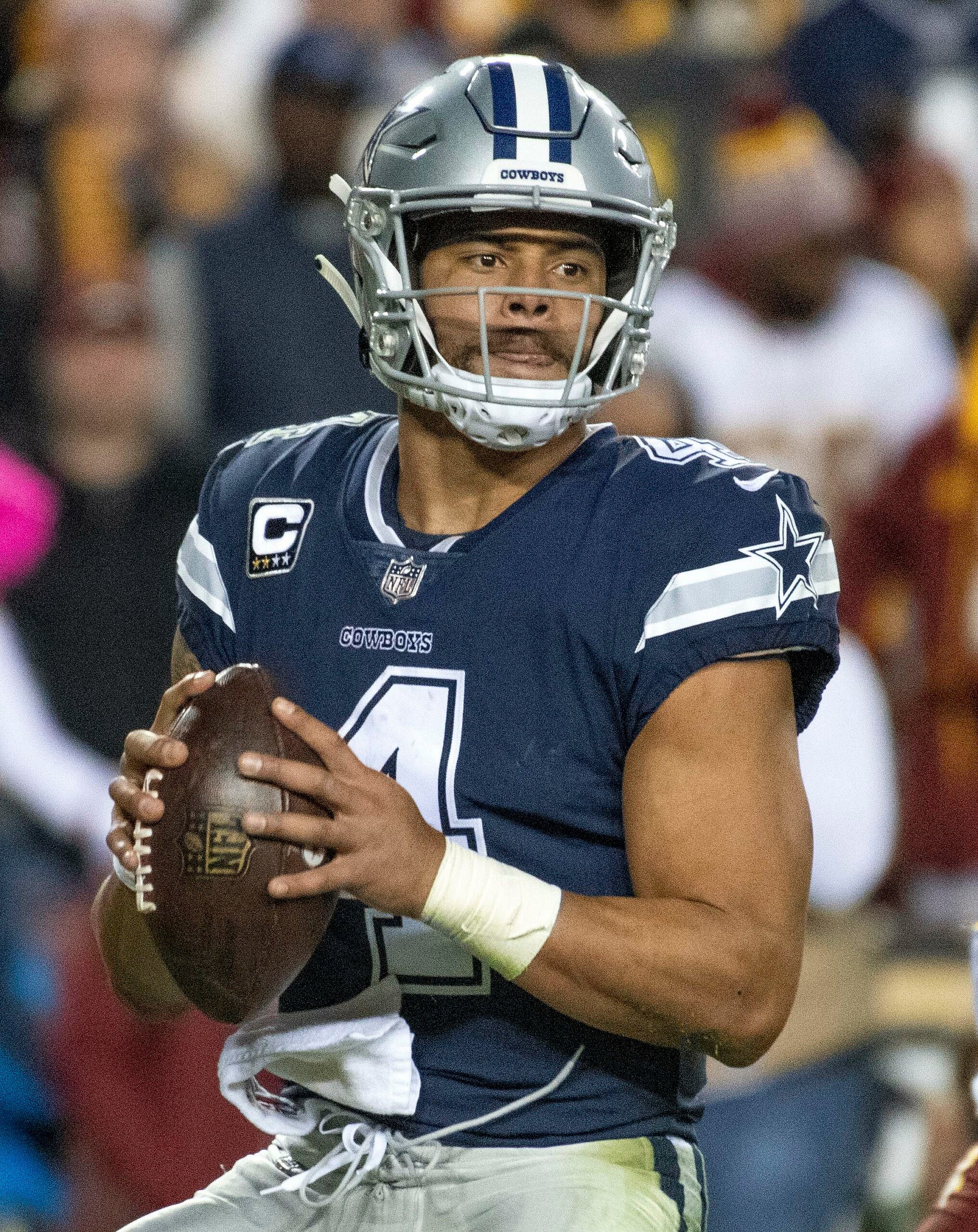 Dak Prescott Dallas Cowboys v. Washington Redskins