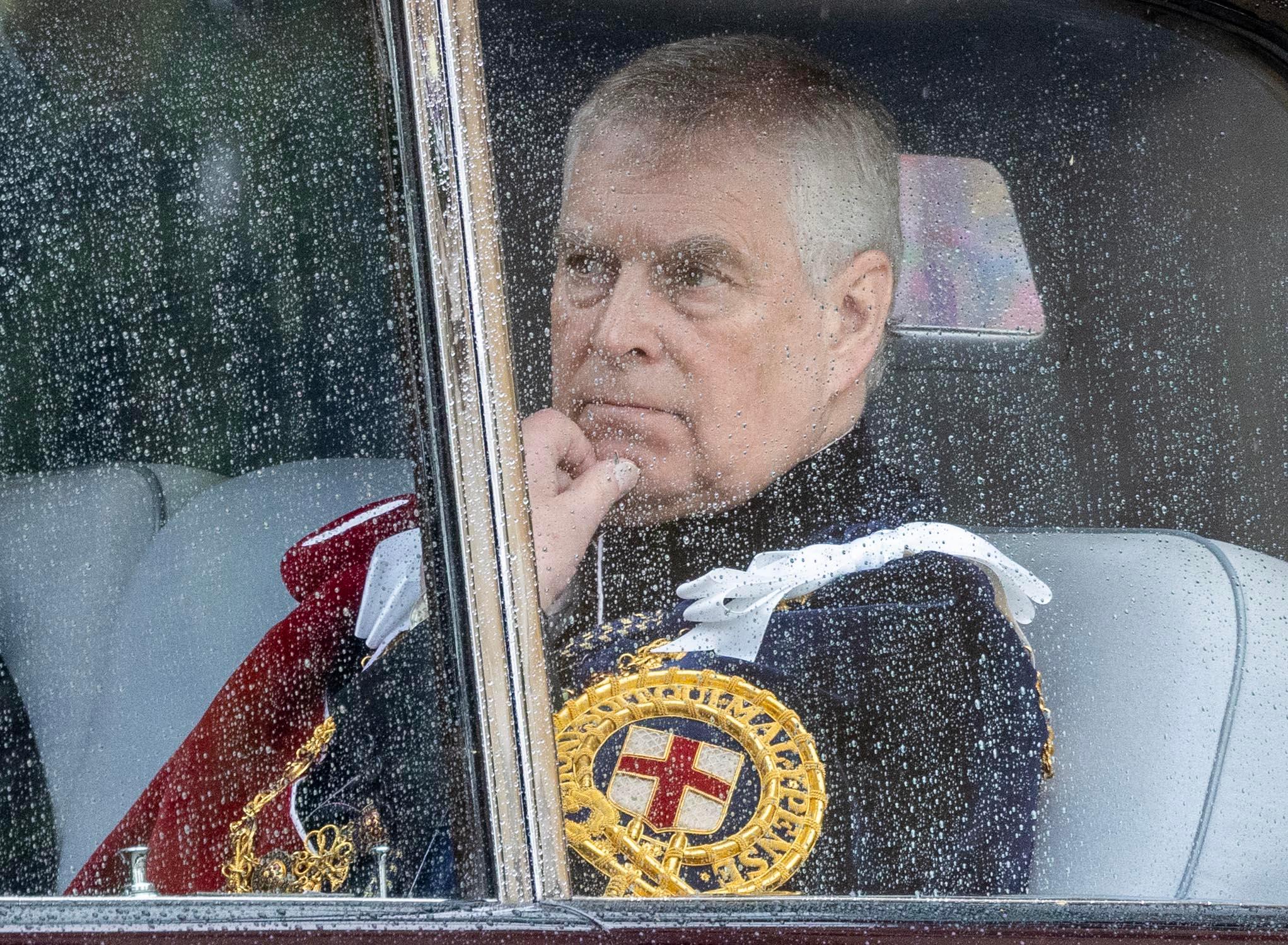 Andrew Mountbatten-Windsor at King Charles III's coronation