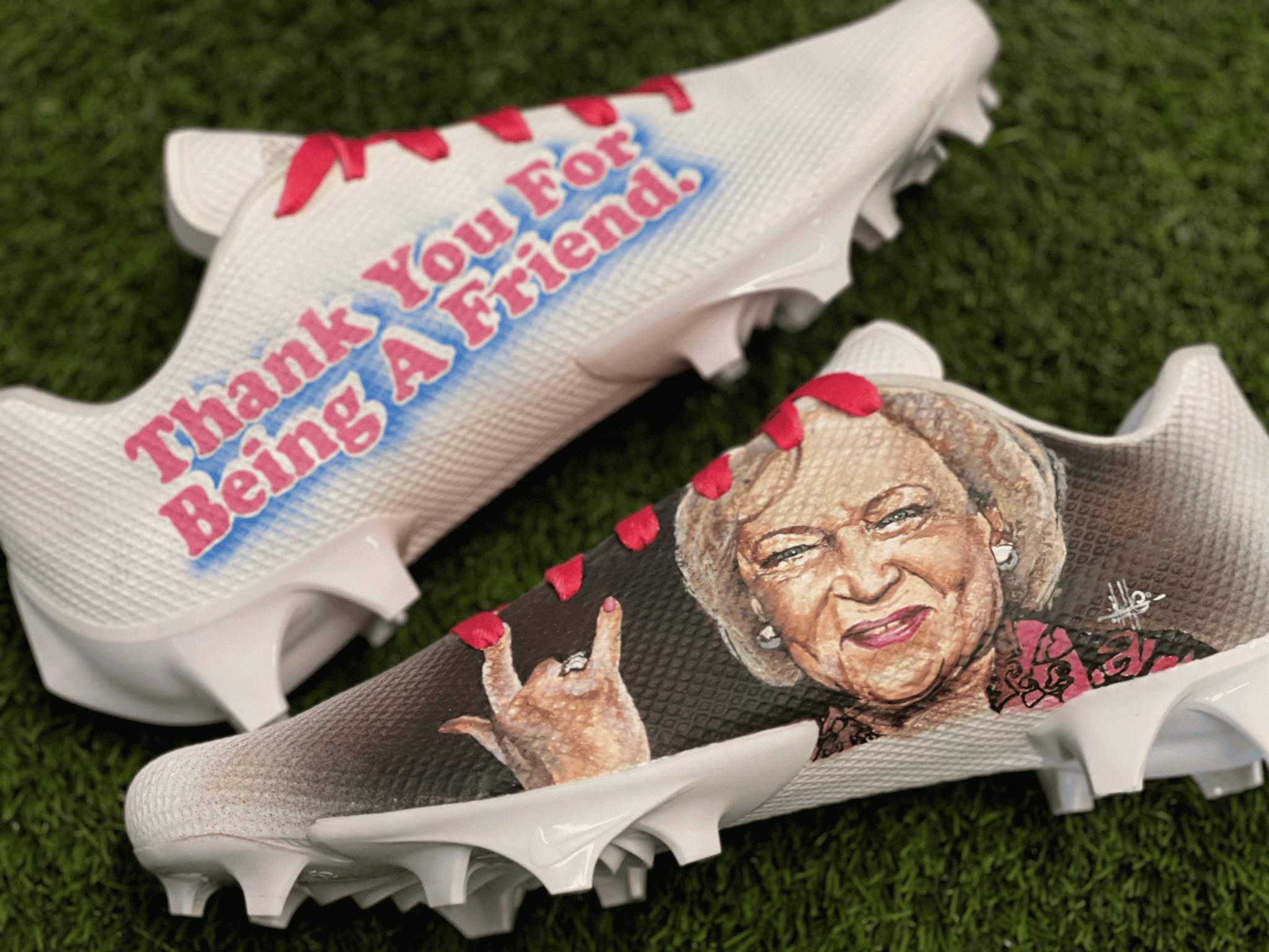 Betty White Honored By 'Buffalo Bills' Star Stefon Diggs With Custom Cleats