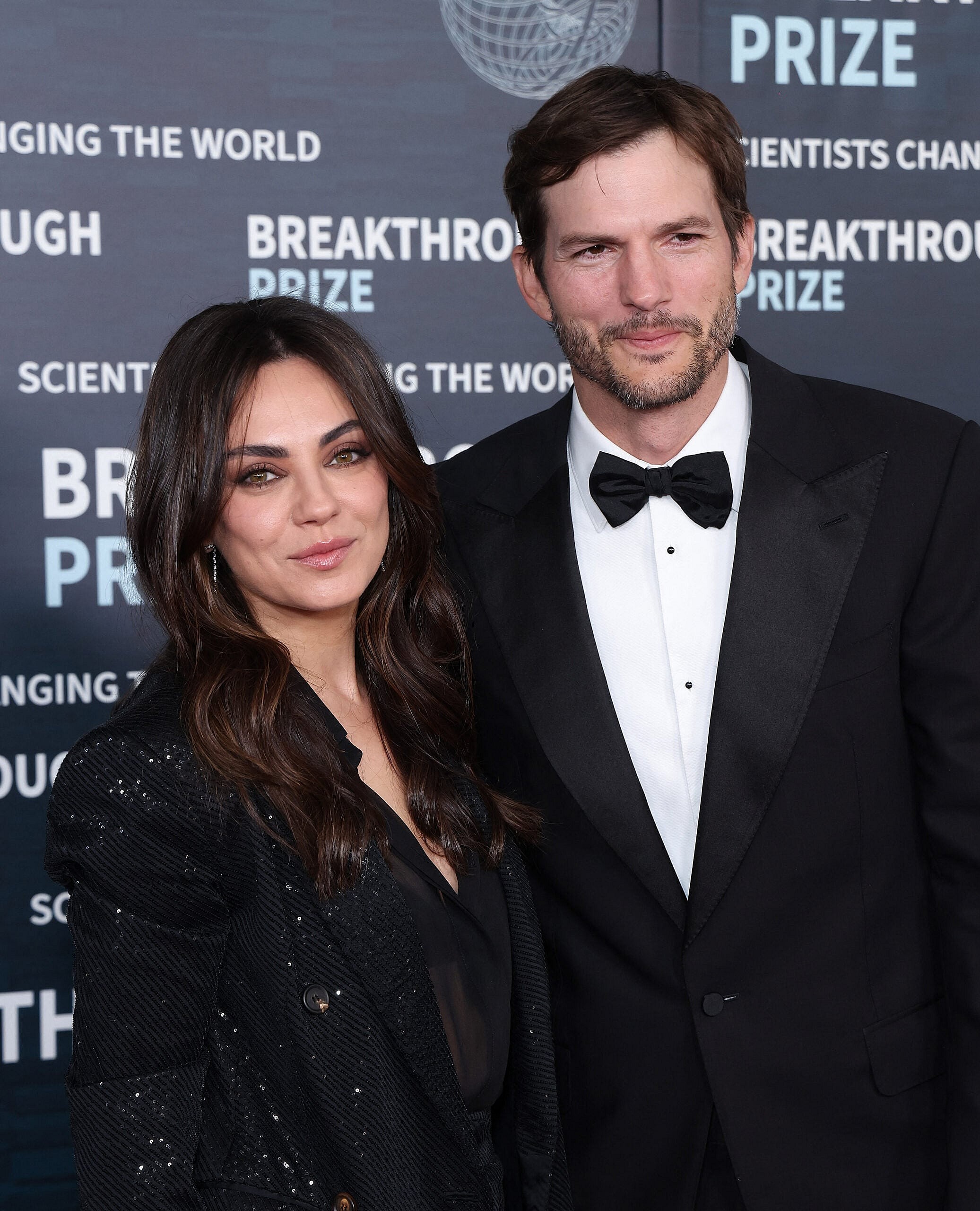 Ashton Kutcher and Mila Kunis at the 83rd Annual Golden Globes