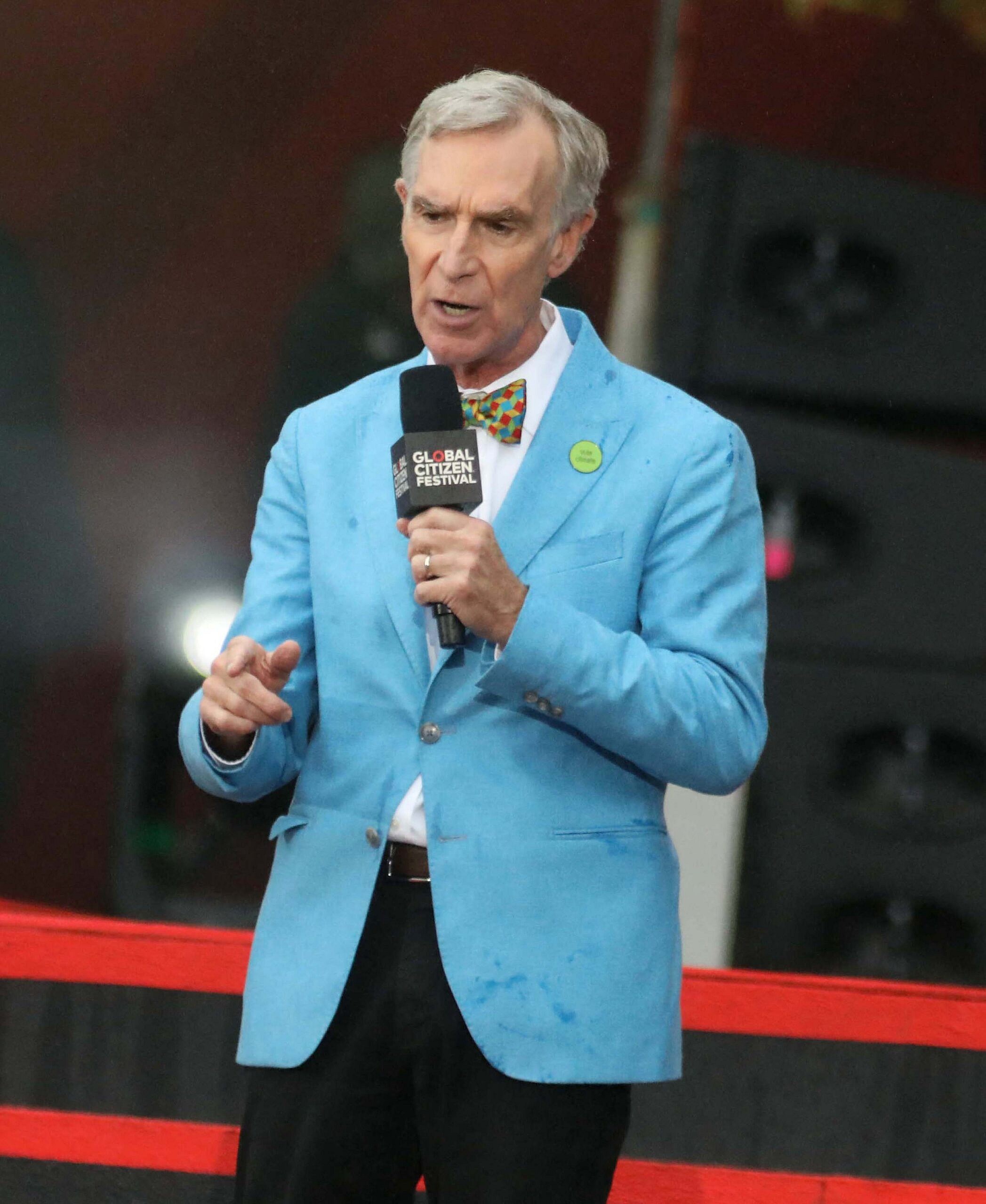 Bill Nye at 2024 Global Citizen Festival New York