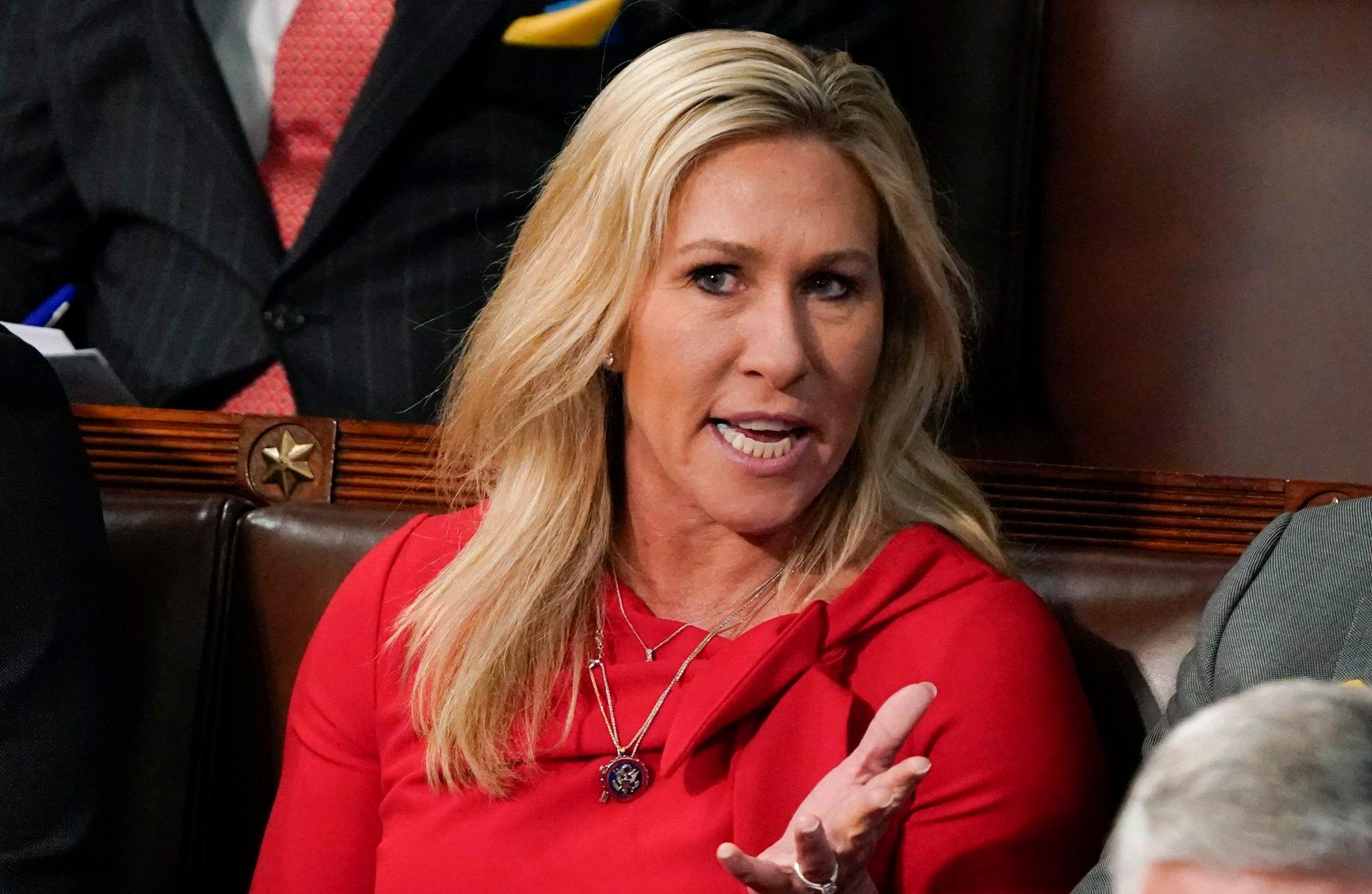 Marjorie Taylor Greene, 2022 Biden State of the Union Address