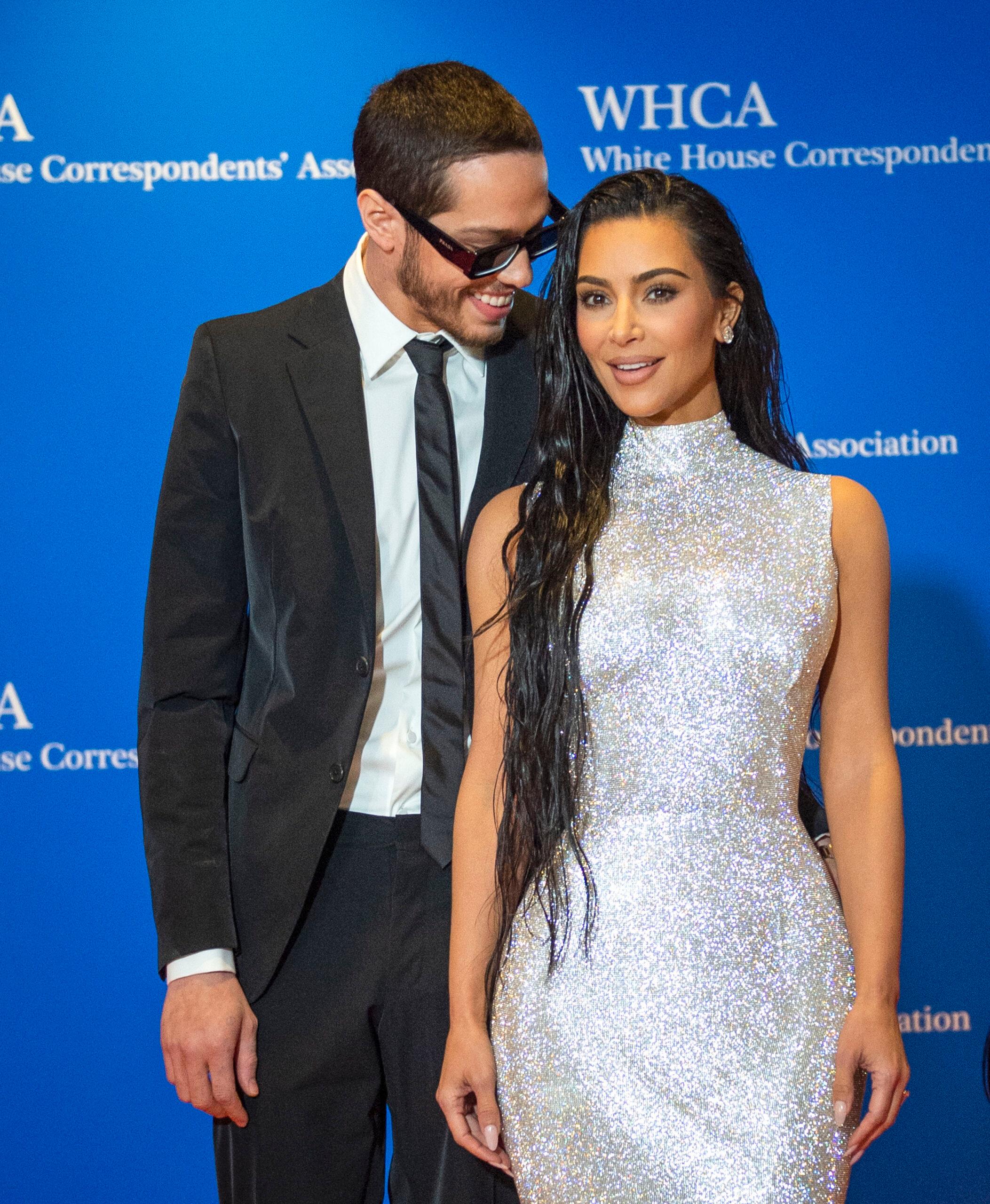 Kim Kardashian and Pete Davidson at 2022 White House Correspondents Dinner