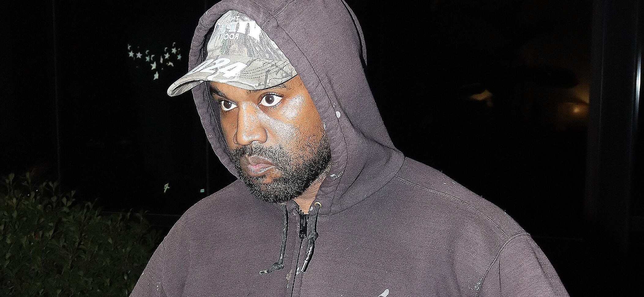 Kanye West leaving the gym in Los Angeles