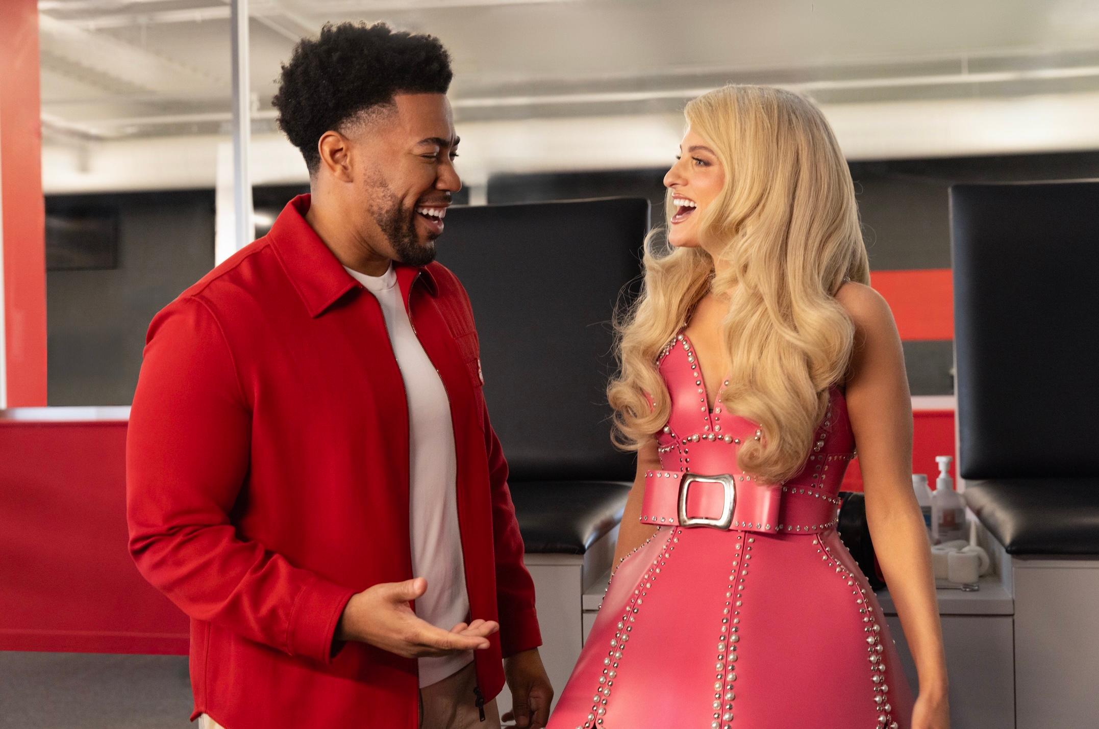 Meghan Trainor, and jake from state farm