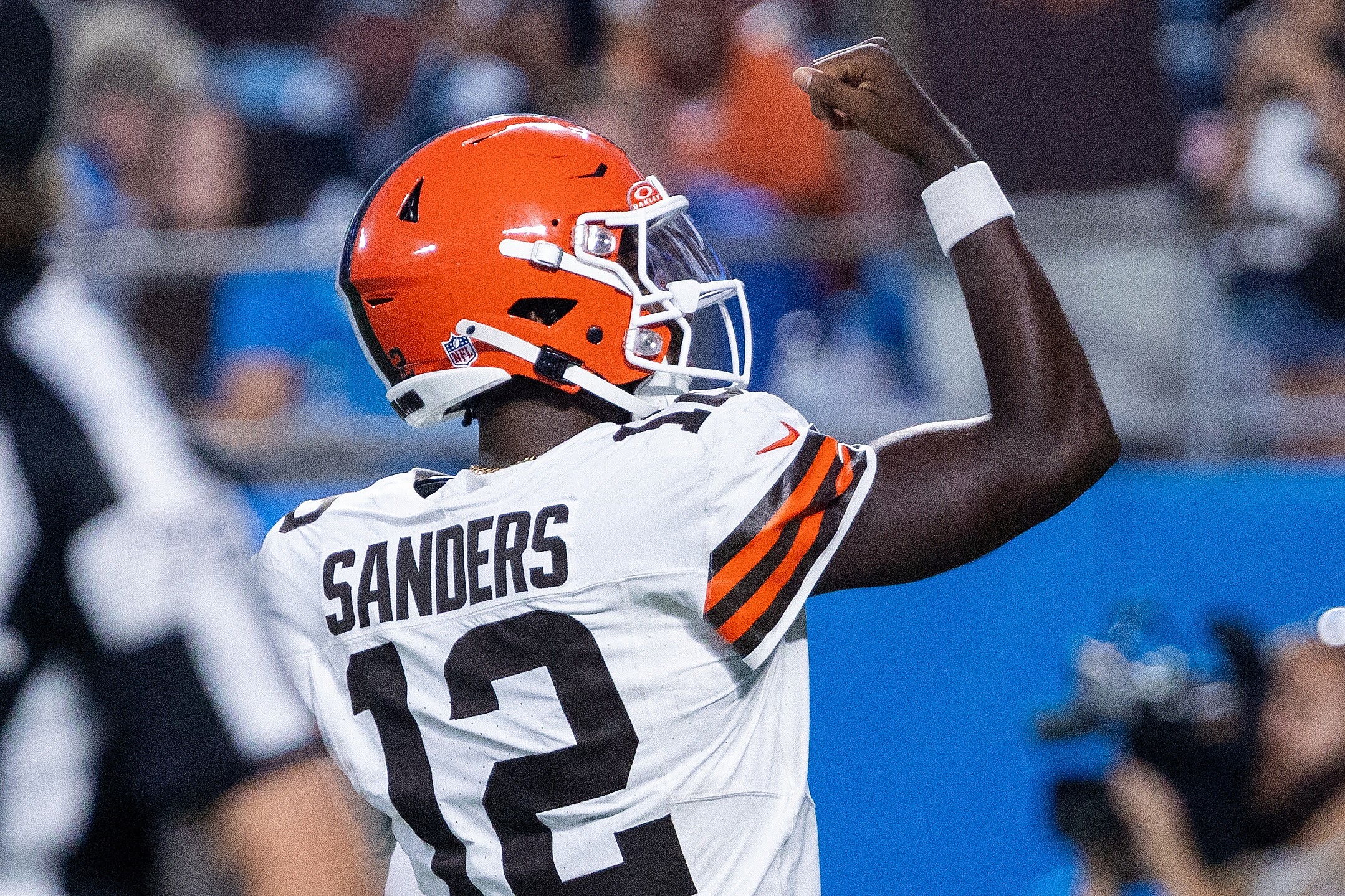 Shedeur Sanders of the Cleveland Browns. 