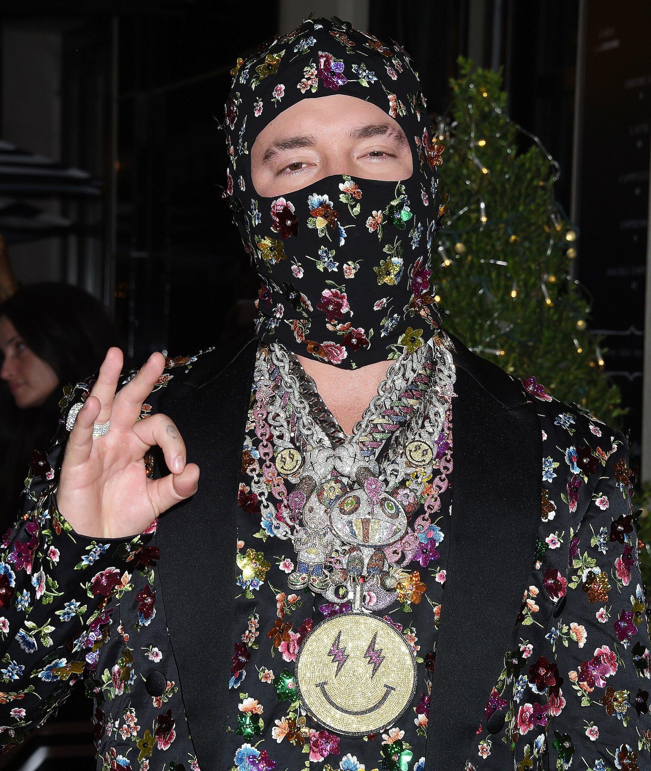 Celebrities departing The Mark Hotel in New York City