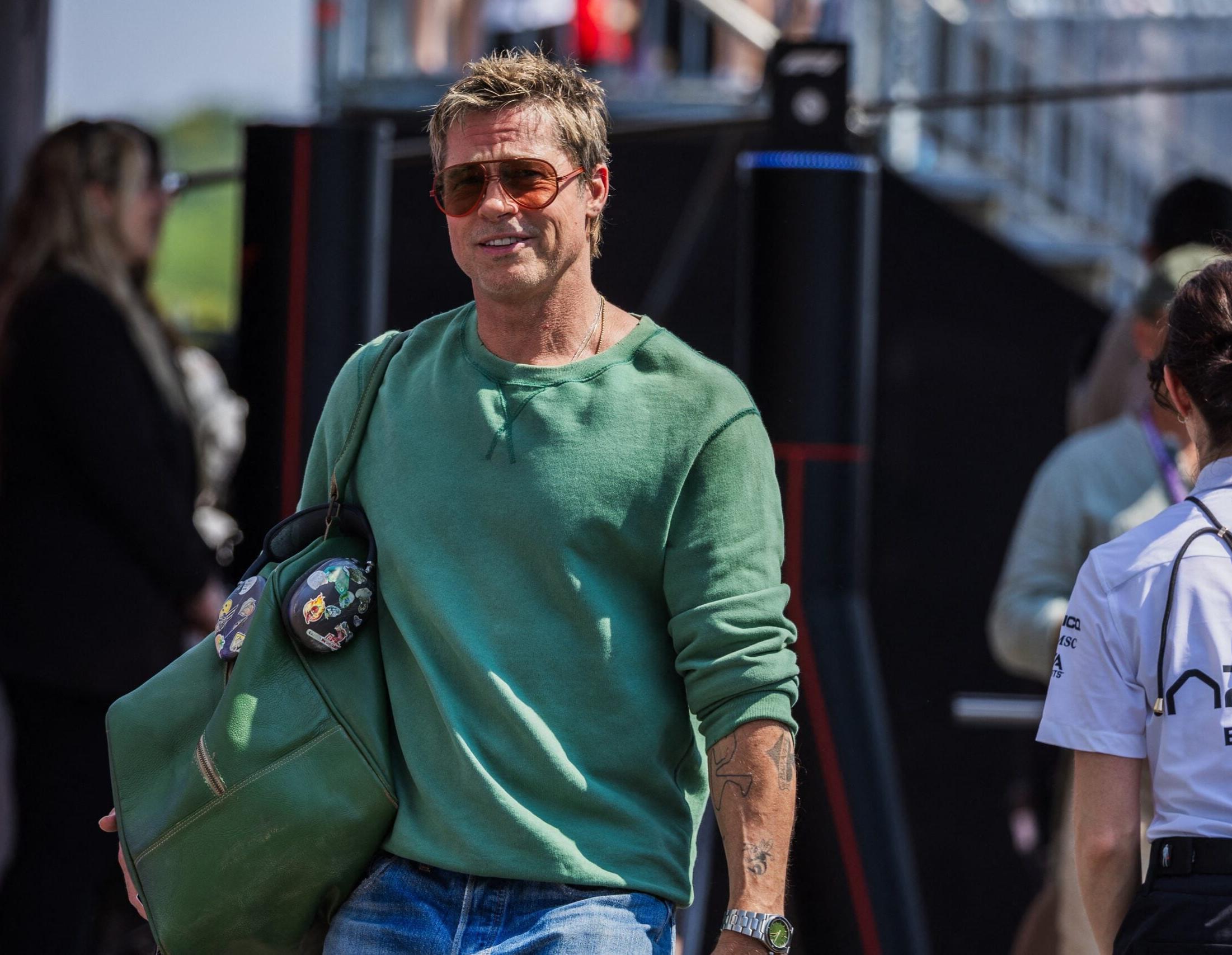 Brad Pitt at F1 The Movie World Premiere