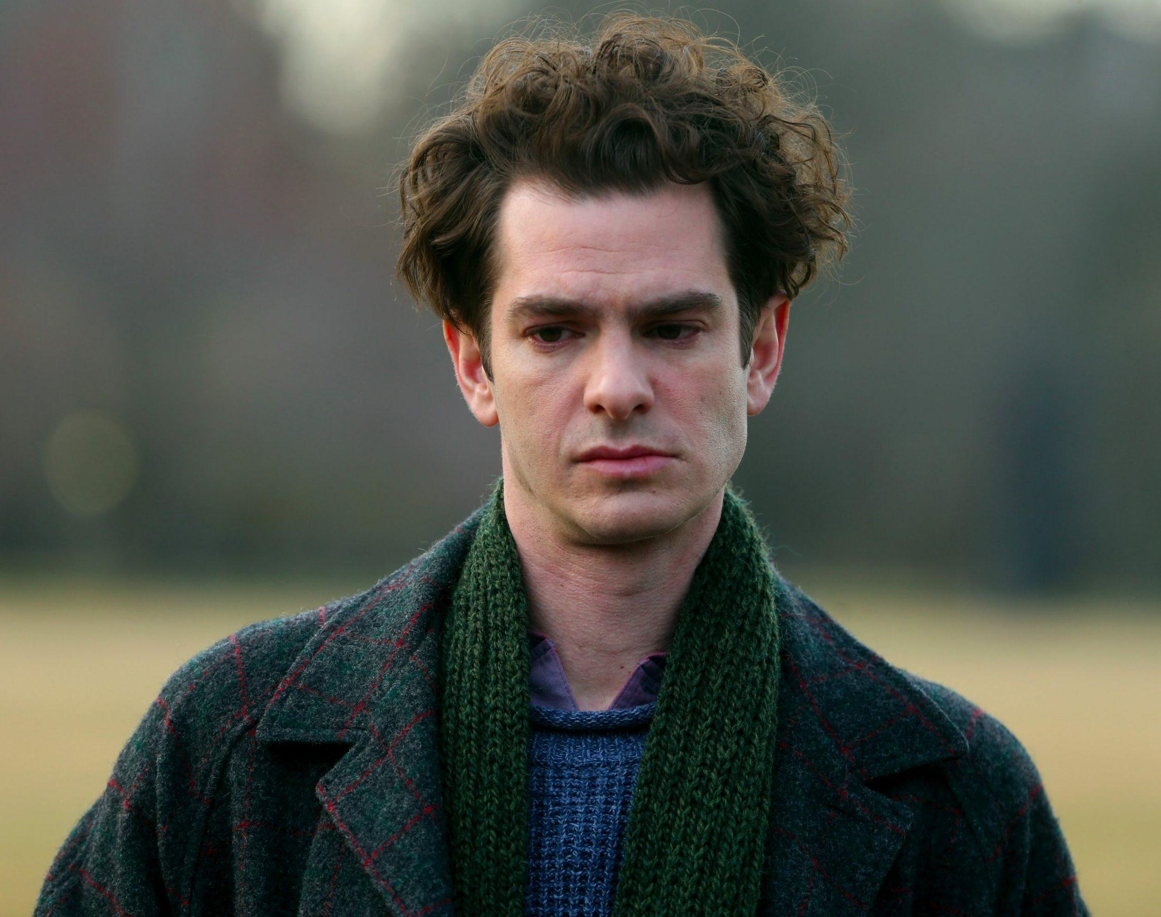 Andrew Garfield filming "Tick Tock Boom". 06 Mar 2020