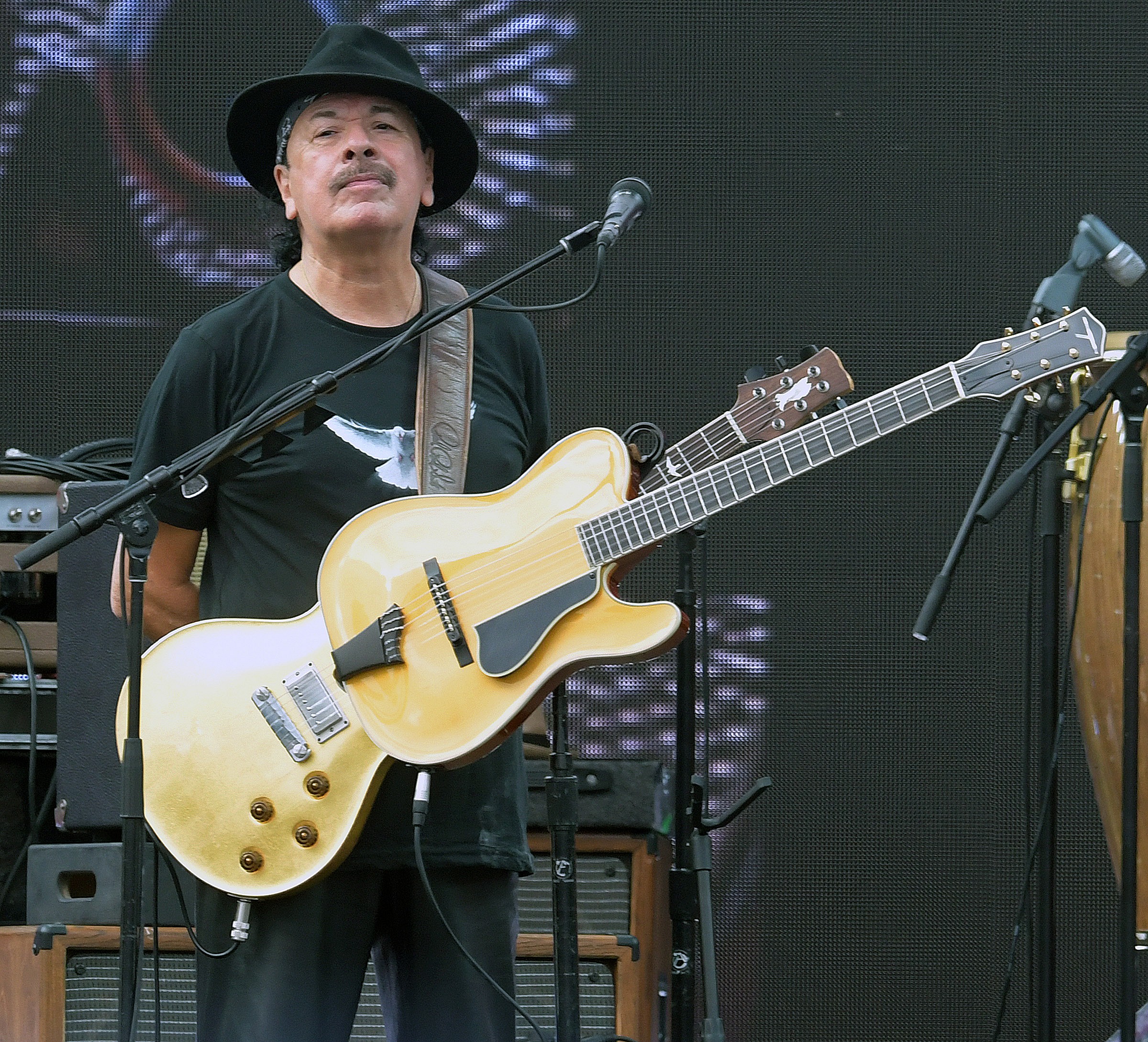 Carlos Santana at the We Love NYC: The Homecoming Concert" in New York City