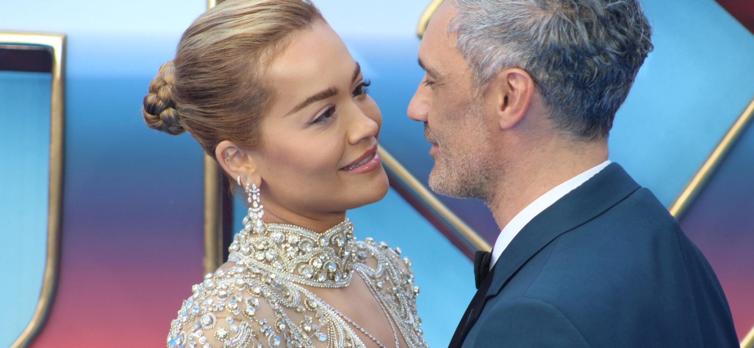 Taika Waititi and Rita Ora at the UK Gala Screening of Thor: Love and Thunder at the Odeon Luxe