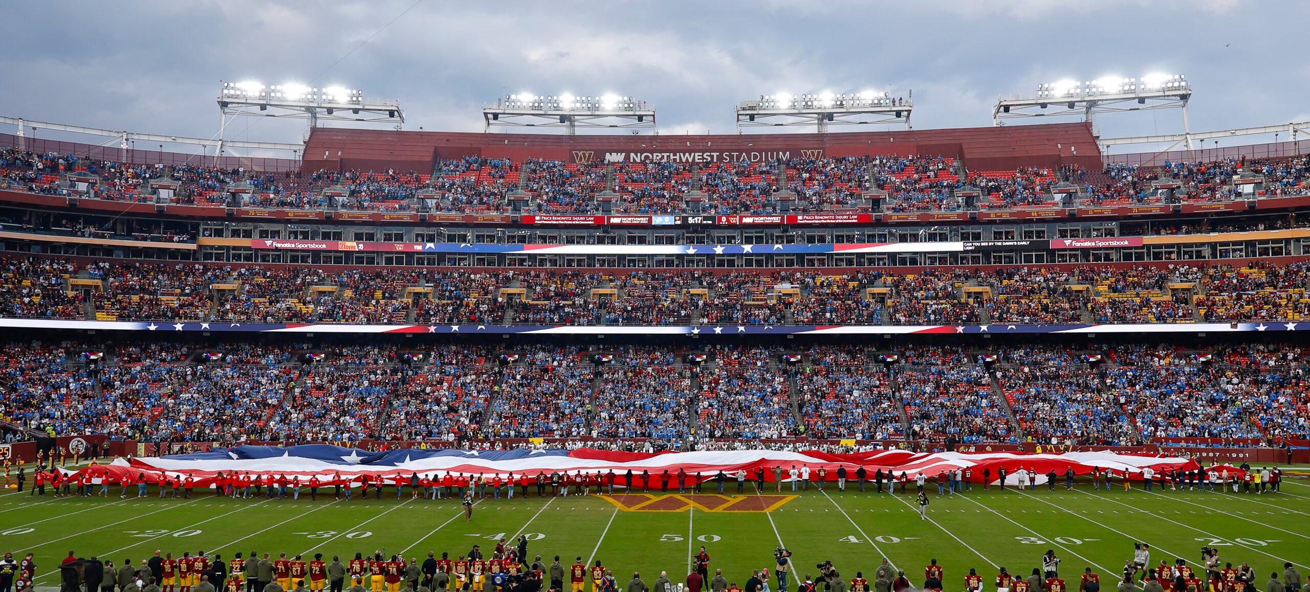 Northwest Stadium in Washington DC. 