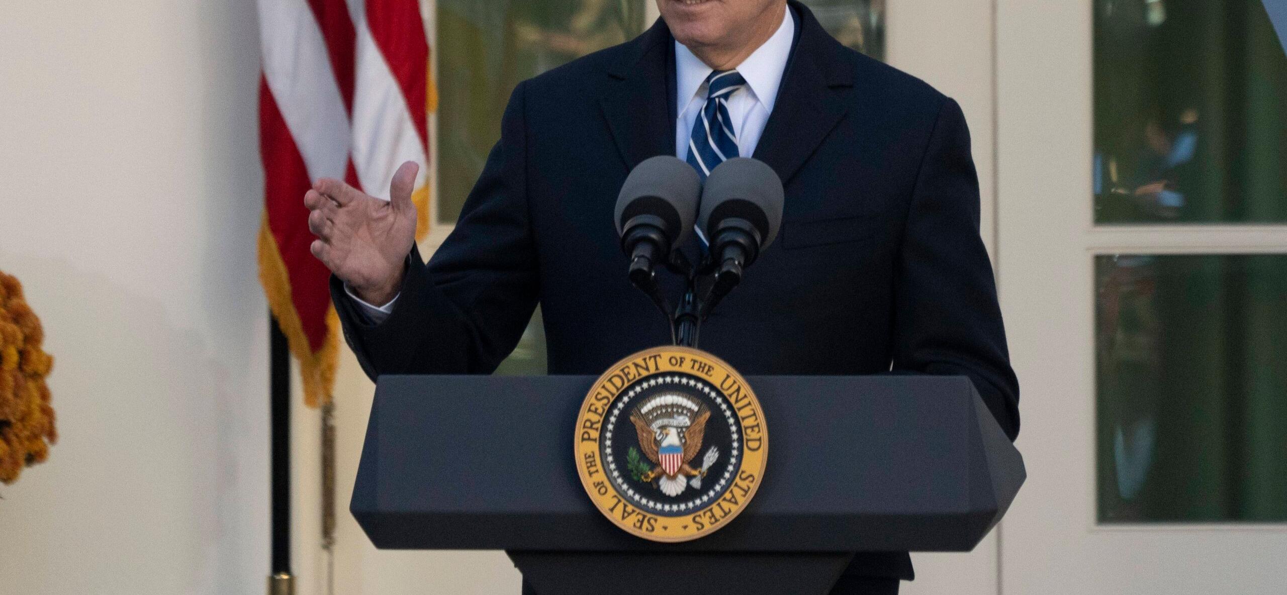 President Joe Biden celebrates the 74th anniversary of the National Thanksgiving Turkey presentation