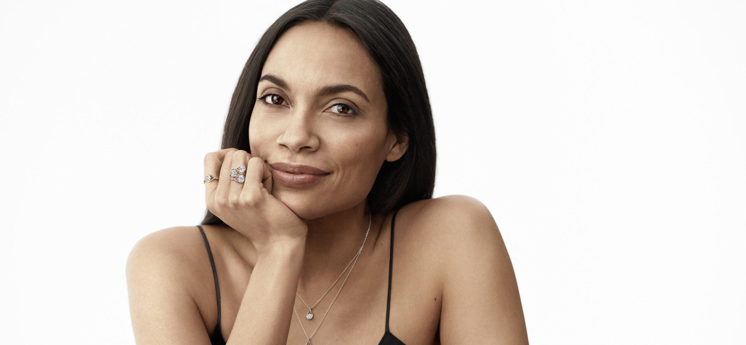 Rosario Dawson dazzles in sustainable diamond campaign