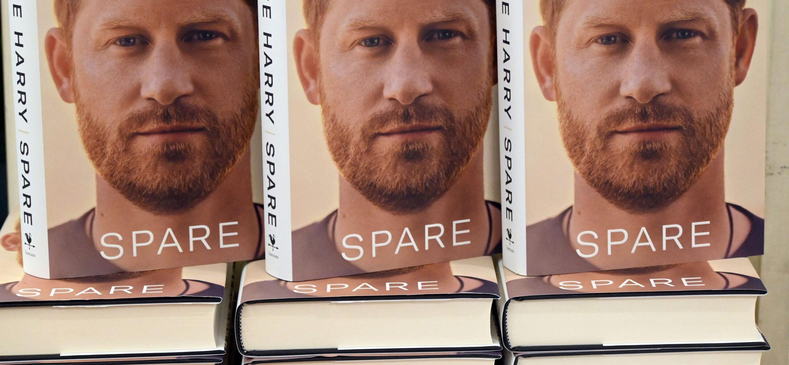 Prince Harry book Spare on sale Norwich UK