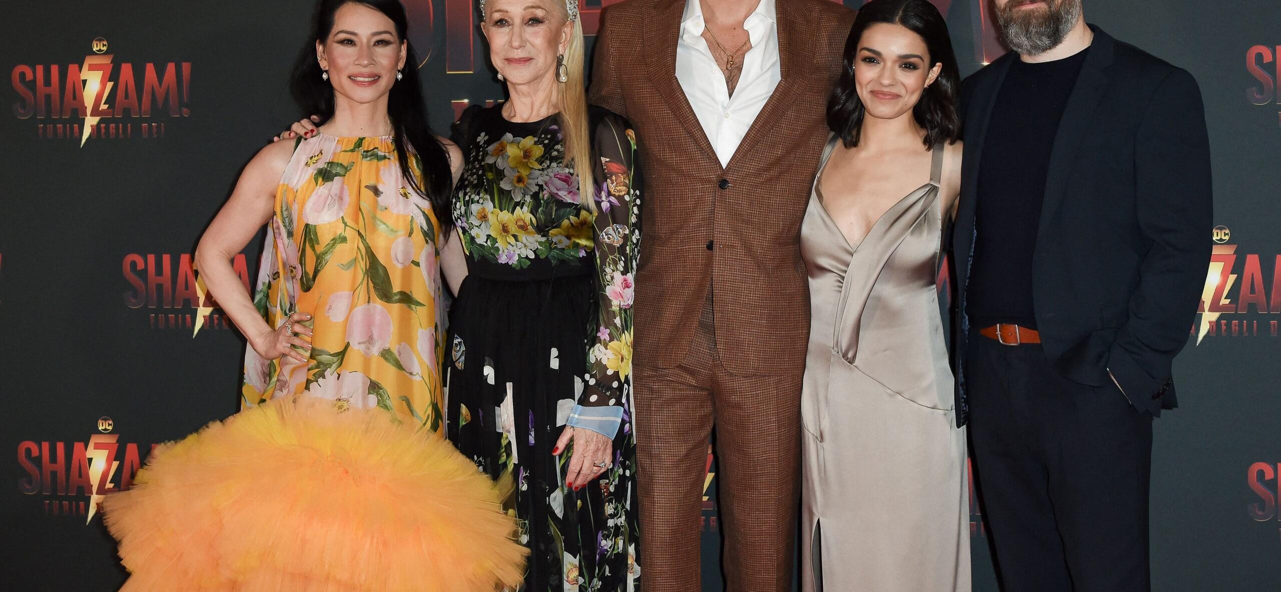 Premiere apos Shazam Fury Of The Gods apos in Rome Italy
