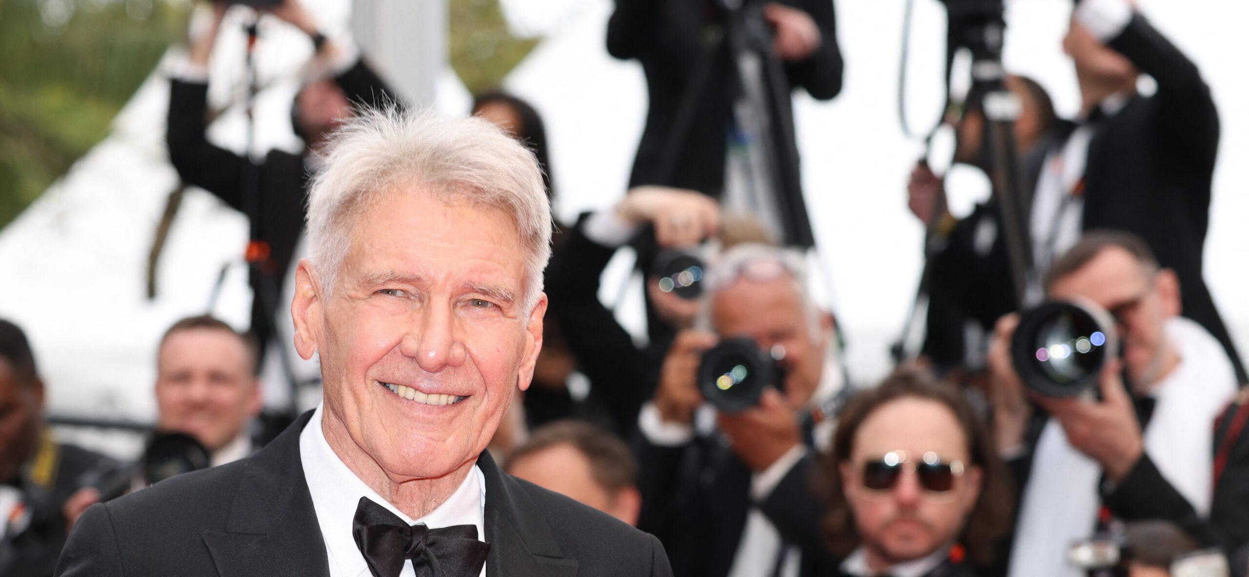 Harrison Ford at the Cannes Film Festival premiere of 'Indiana Jones 5'