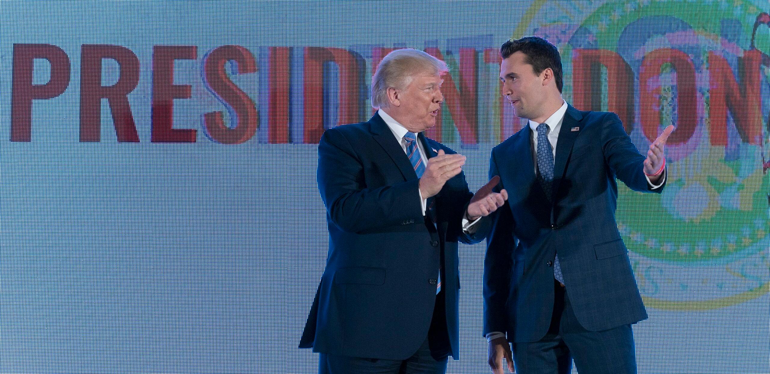 Charlie Kirk and Donald Trump