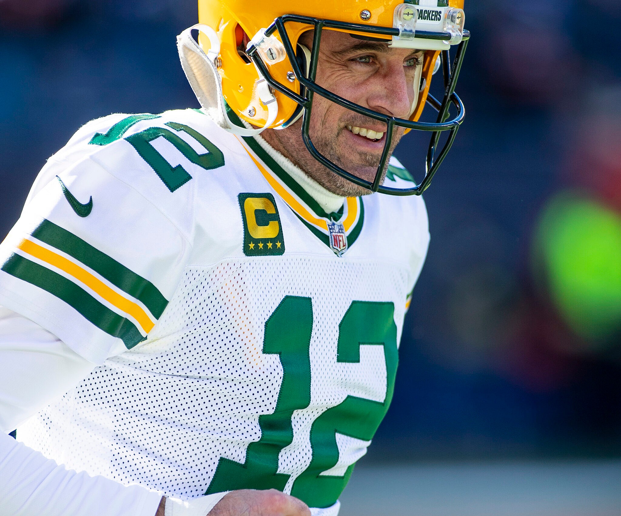 Aaron Rodgers playing at Lions vs Packers JAN 08