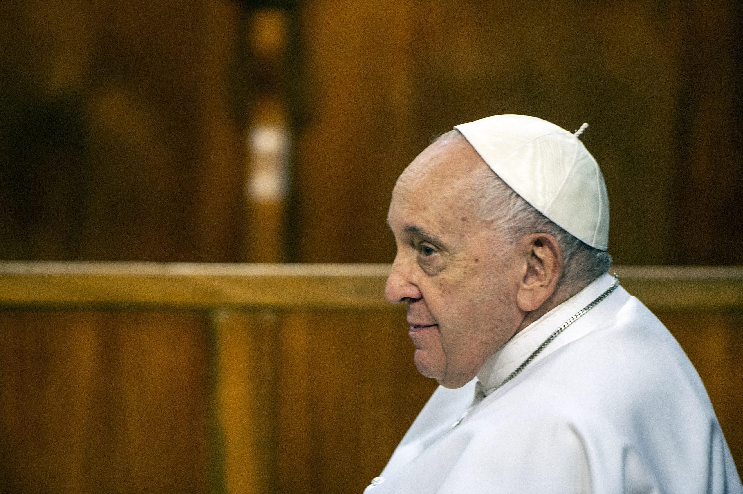 Pope Francis at Ash Wednesday mass, Rome, Italy 23 Feb 2023
