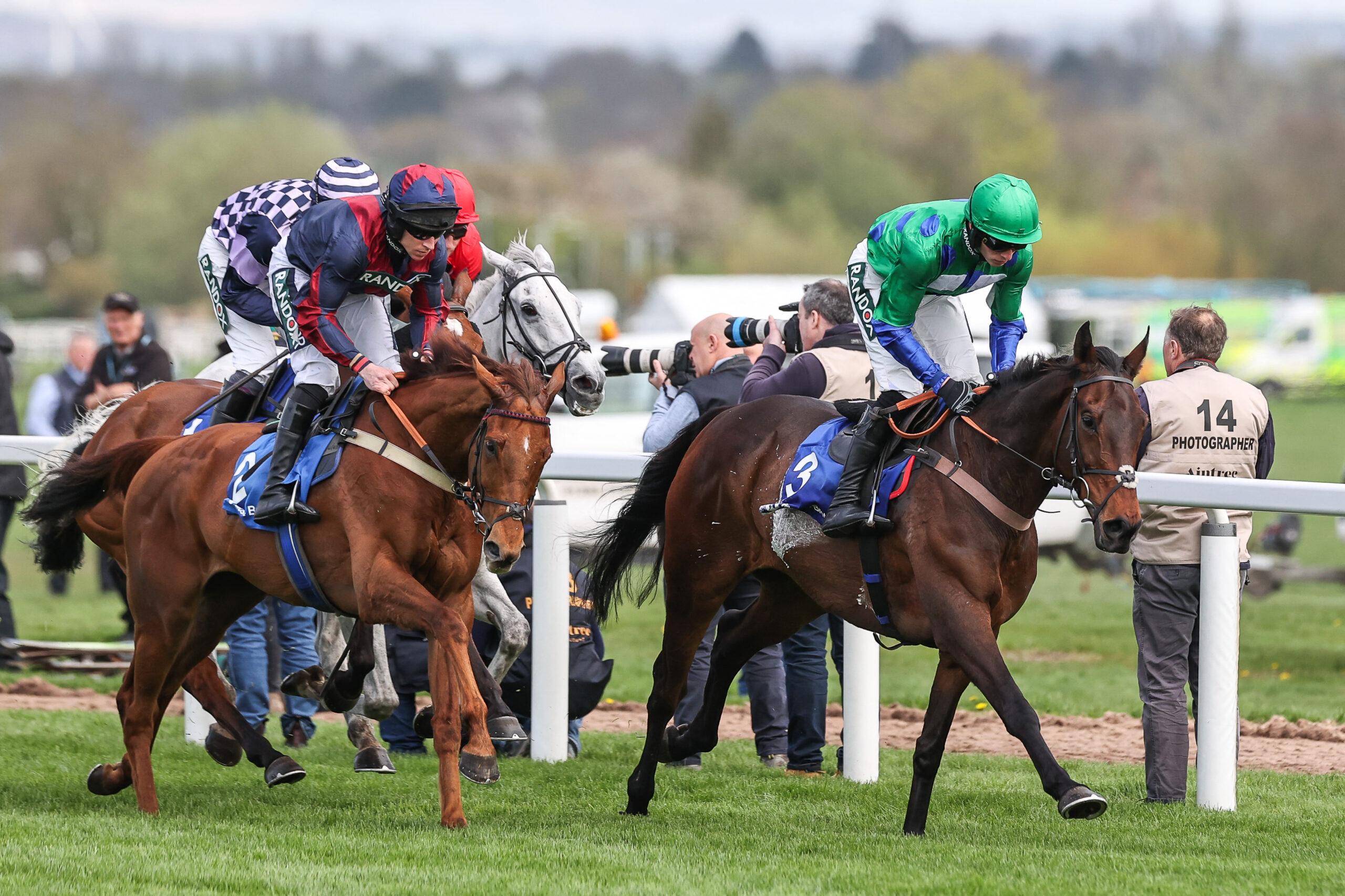 Horses racing at Randox Grand National 2024