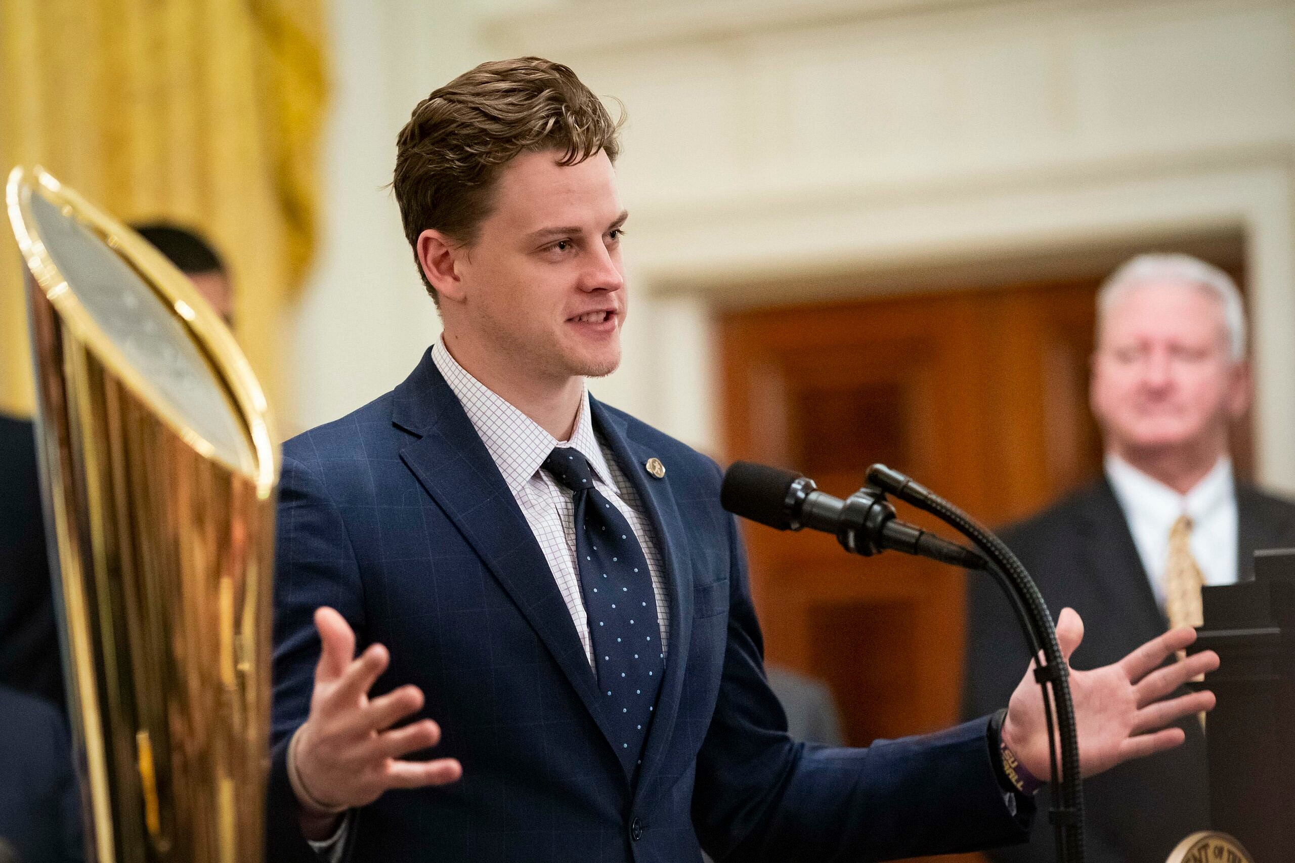 Trump Honoring the NCAA Football Champion Louisiana State University Tigers