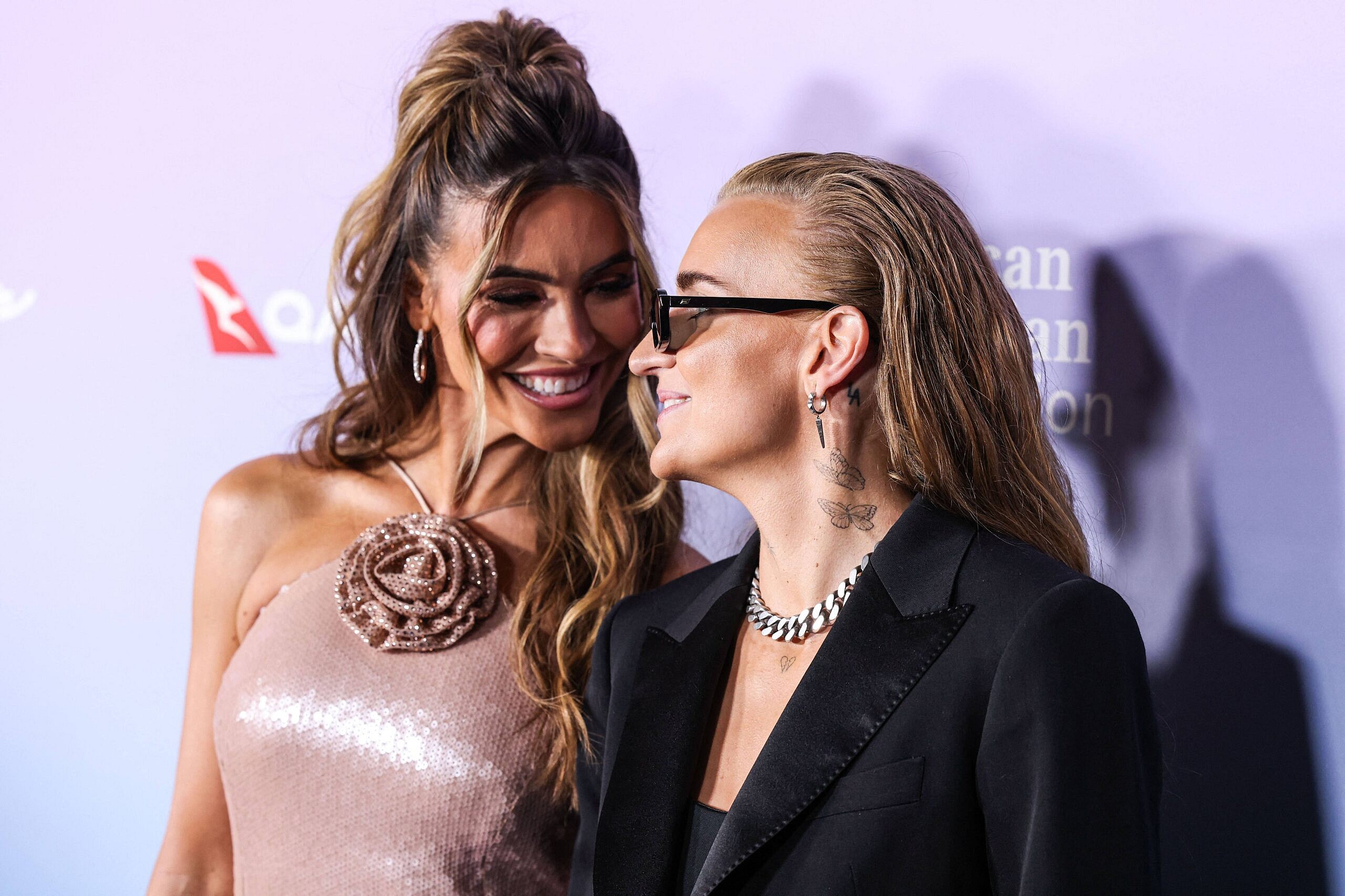 Chrishell Stause and G Flip attend the 21st Annual G'Day USA Arts Gala 2024