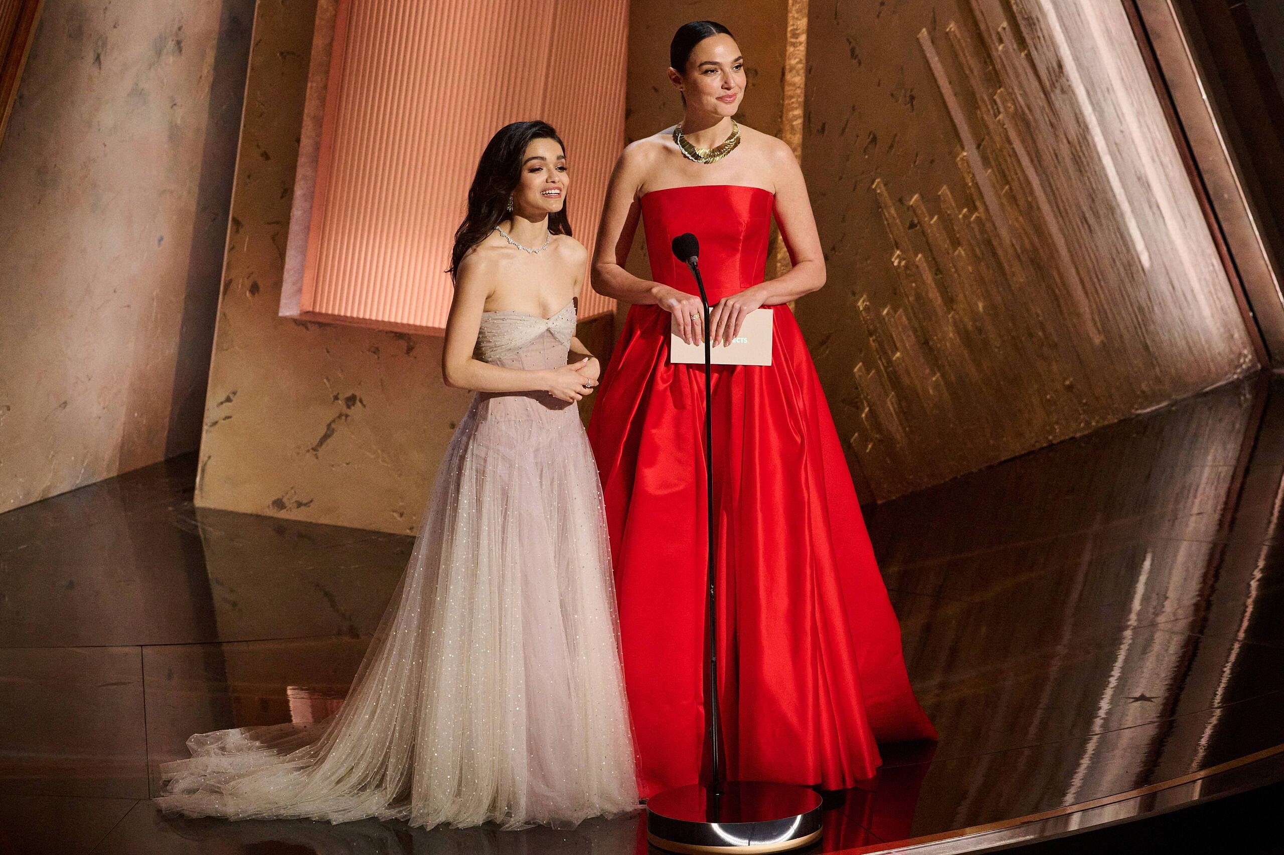 Gal Gadot and Rachel Zegler at Oscars 2025
