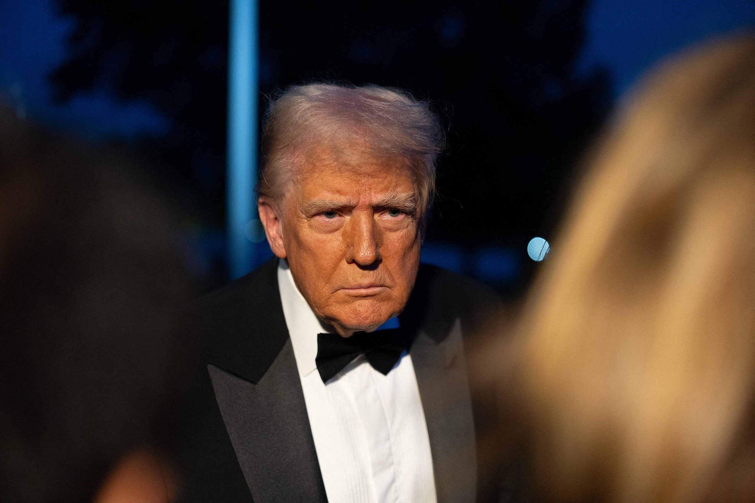 Donald Trump Heads To Dinner From White House