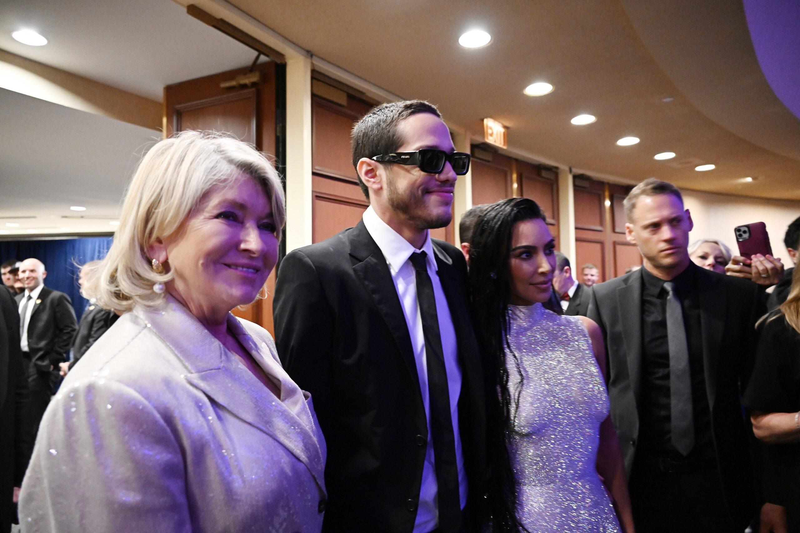 Martha Stewart, Pete Davidson, Kim Kardashian