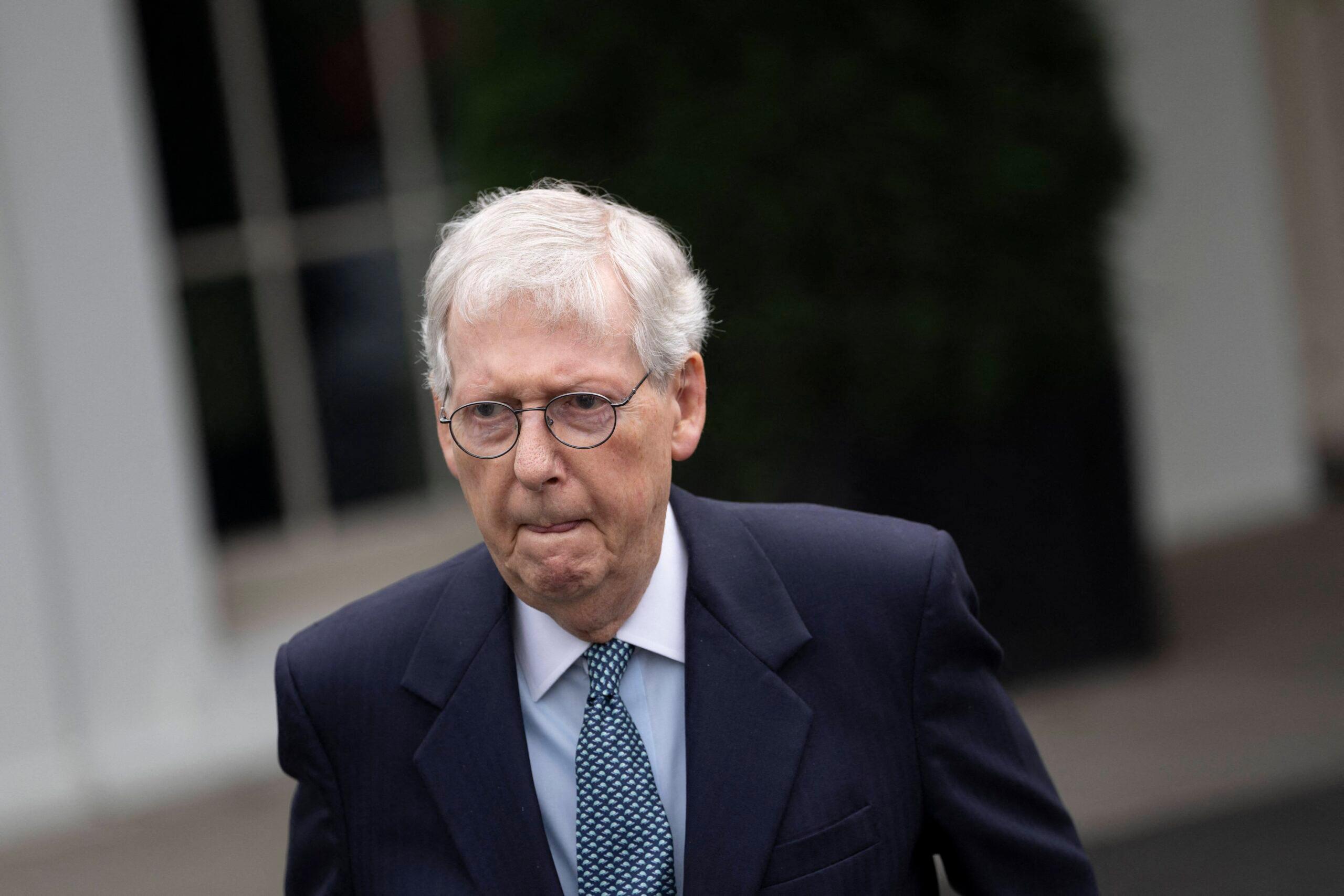Mitch McConnell Claims He Is 'Fine' After Freezing Mid-Speech During Press Conference