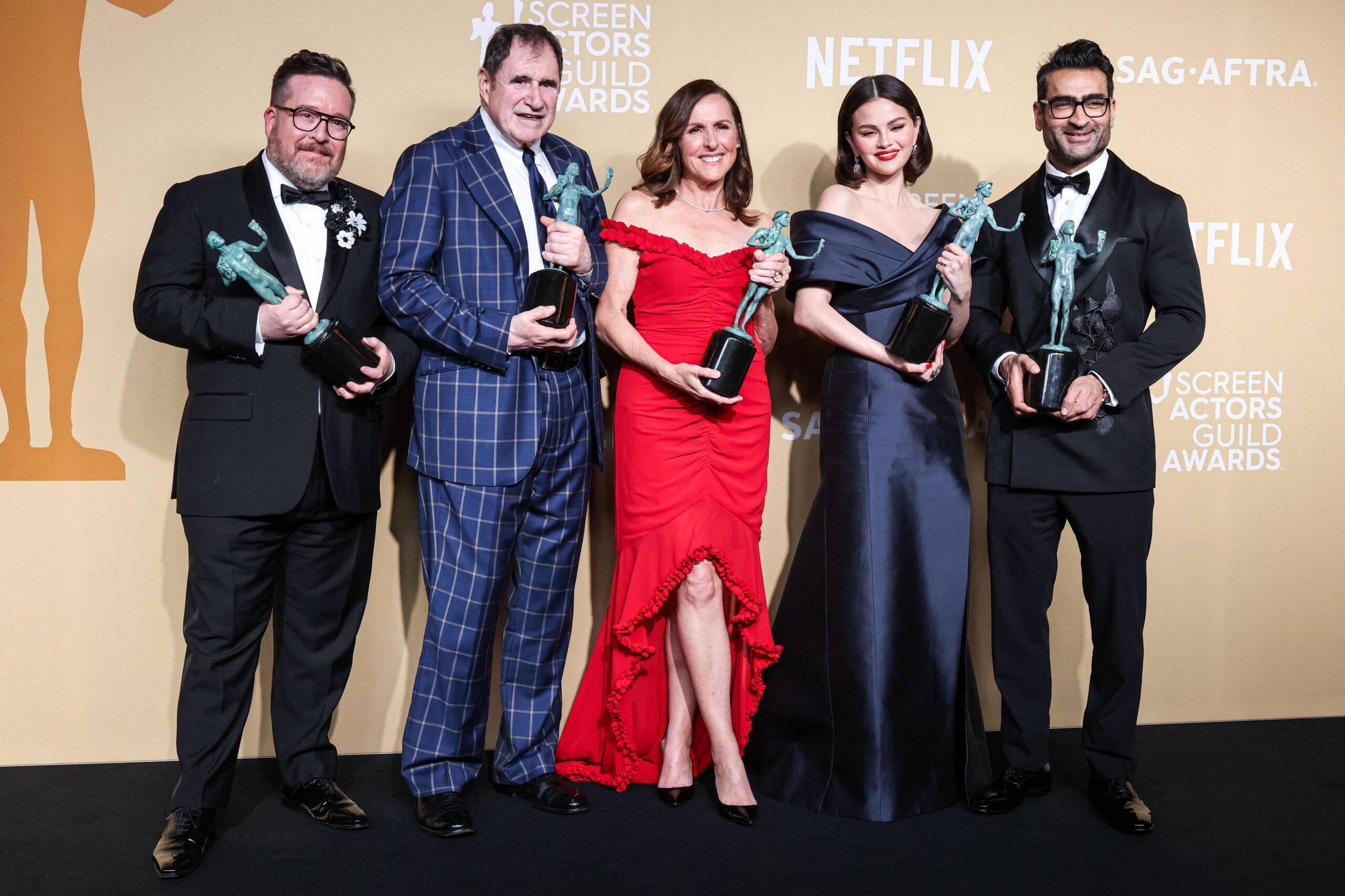 Only Murders in the Building cast celebrate win at 31st Annual Screen Actors Guild Awards