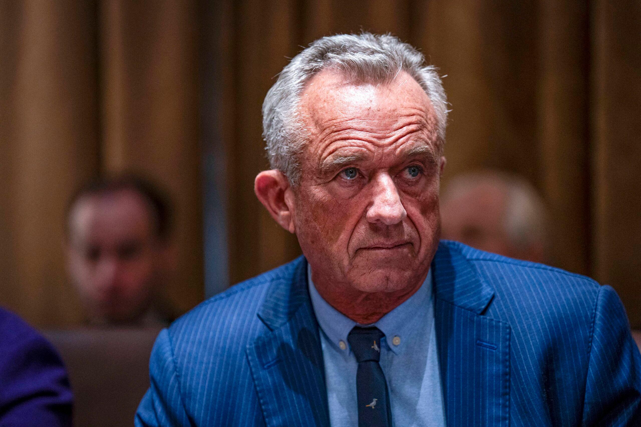 United States Secretary of Health and Human Services Robert F. Kennedy, Jr, during a cabinet meeting at the White House