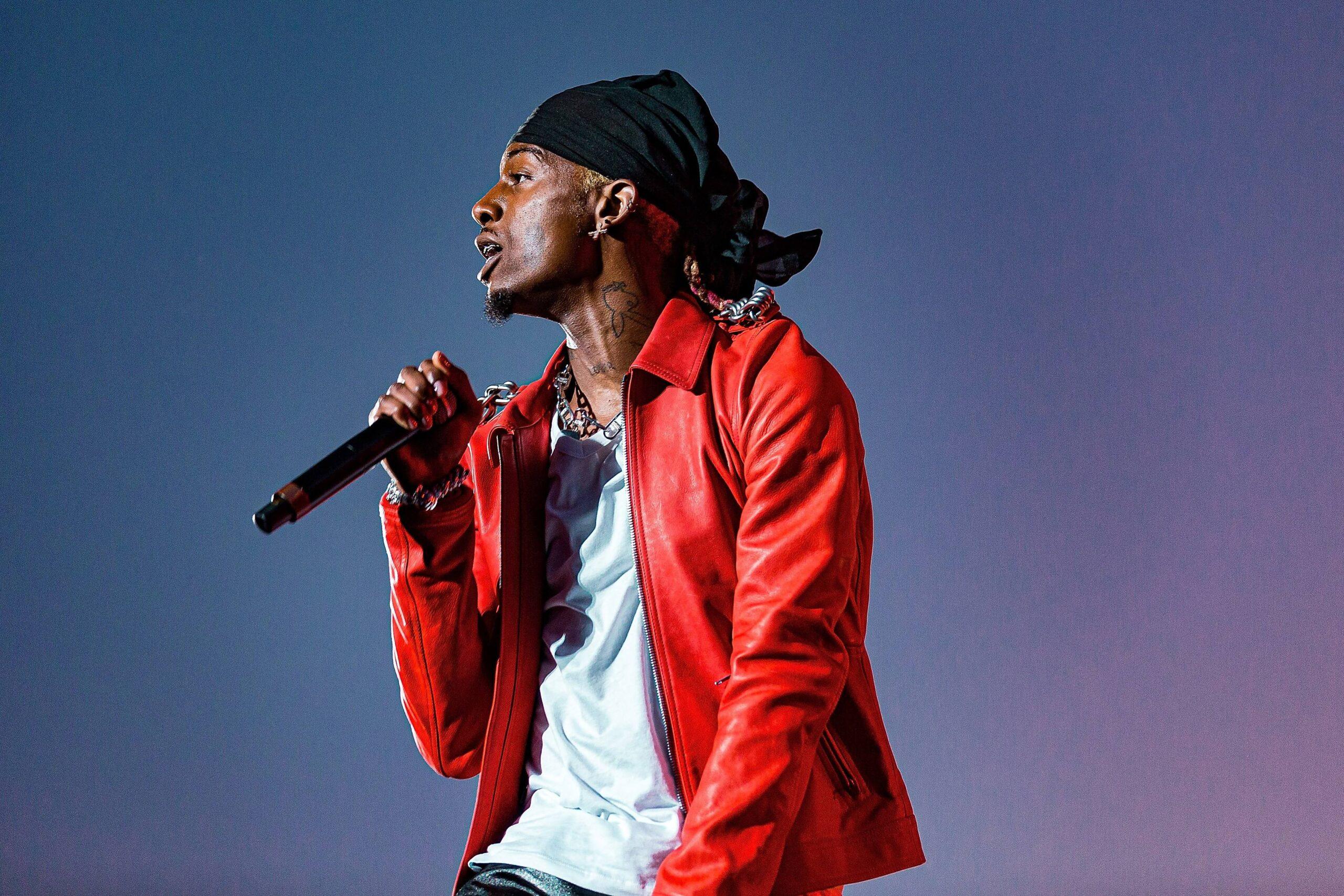 Playboi Carti performing at Travis Scott's Astroworld Festival 2019
