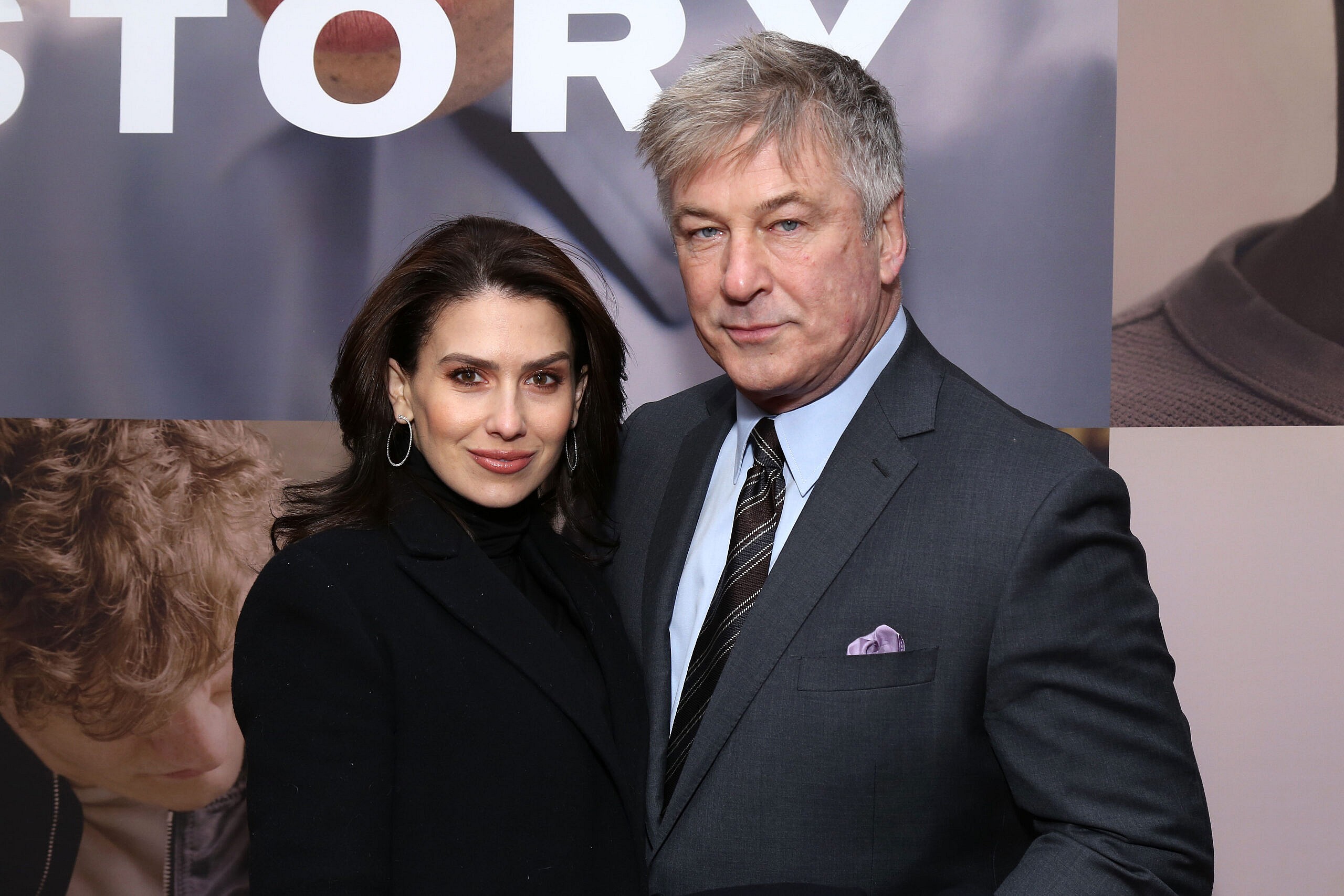 Hilaria and Alec Baldwin at West Side Story Opening Night